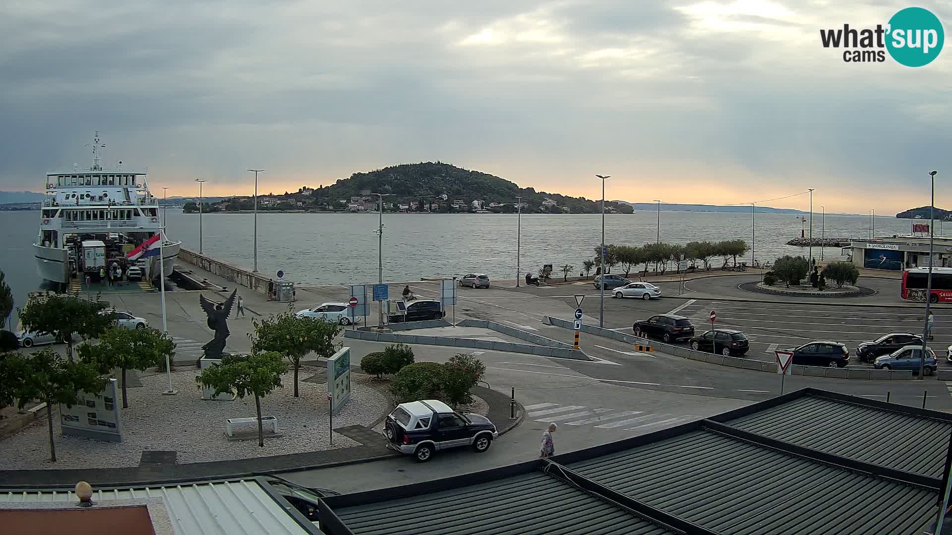 Webcam Ugliano – terminal traghetto da Preko a Zara