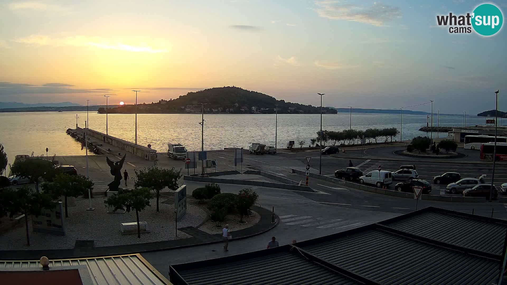 Spletna kamera Ugljan – trajekt Preko – Zadar