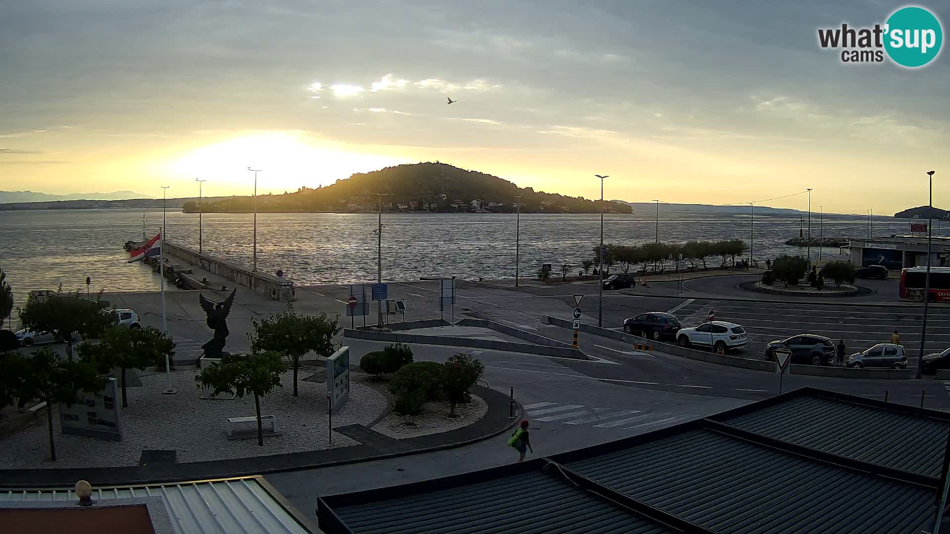 Webcam Ugliano – terminal traghetto da Preko a Zara