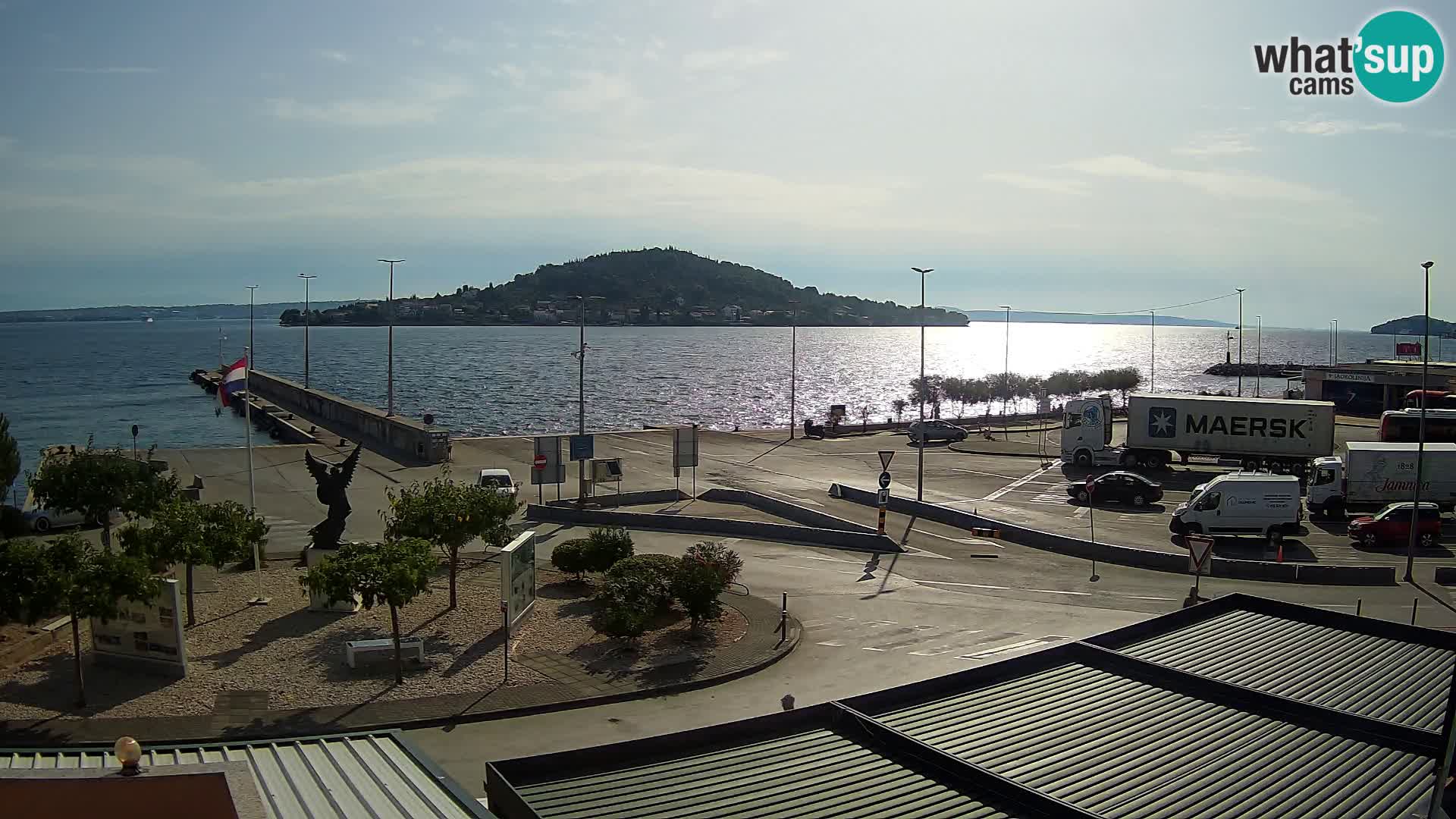 Spletna kamera Ugljan – trajekt Preko – Zadar