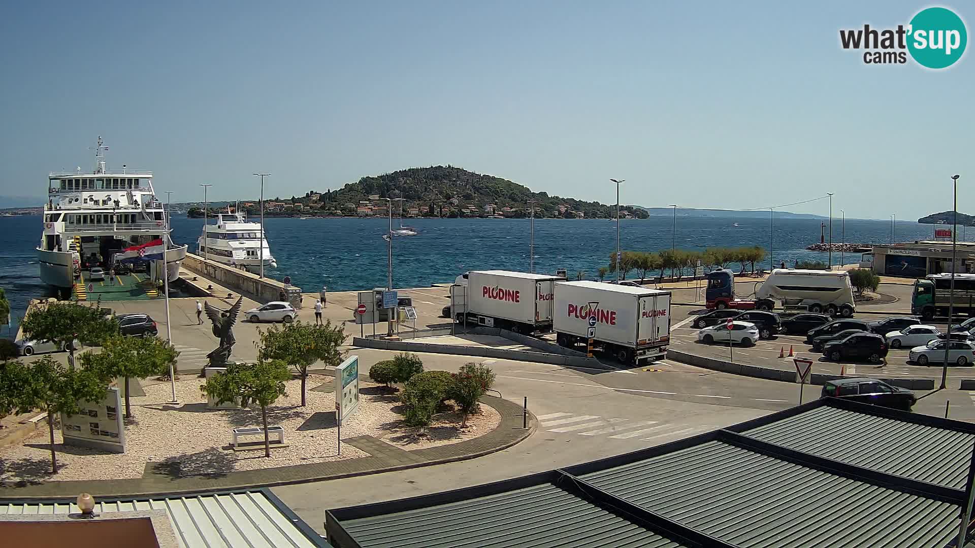 Webcam Ugljan – Preko Ferry to Zadar