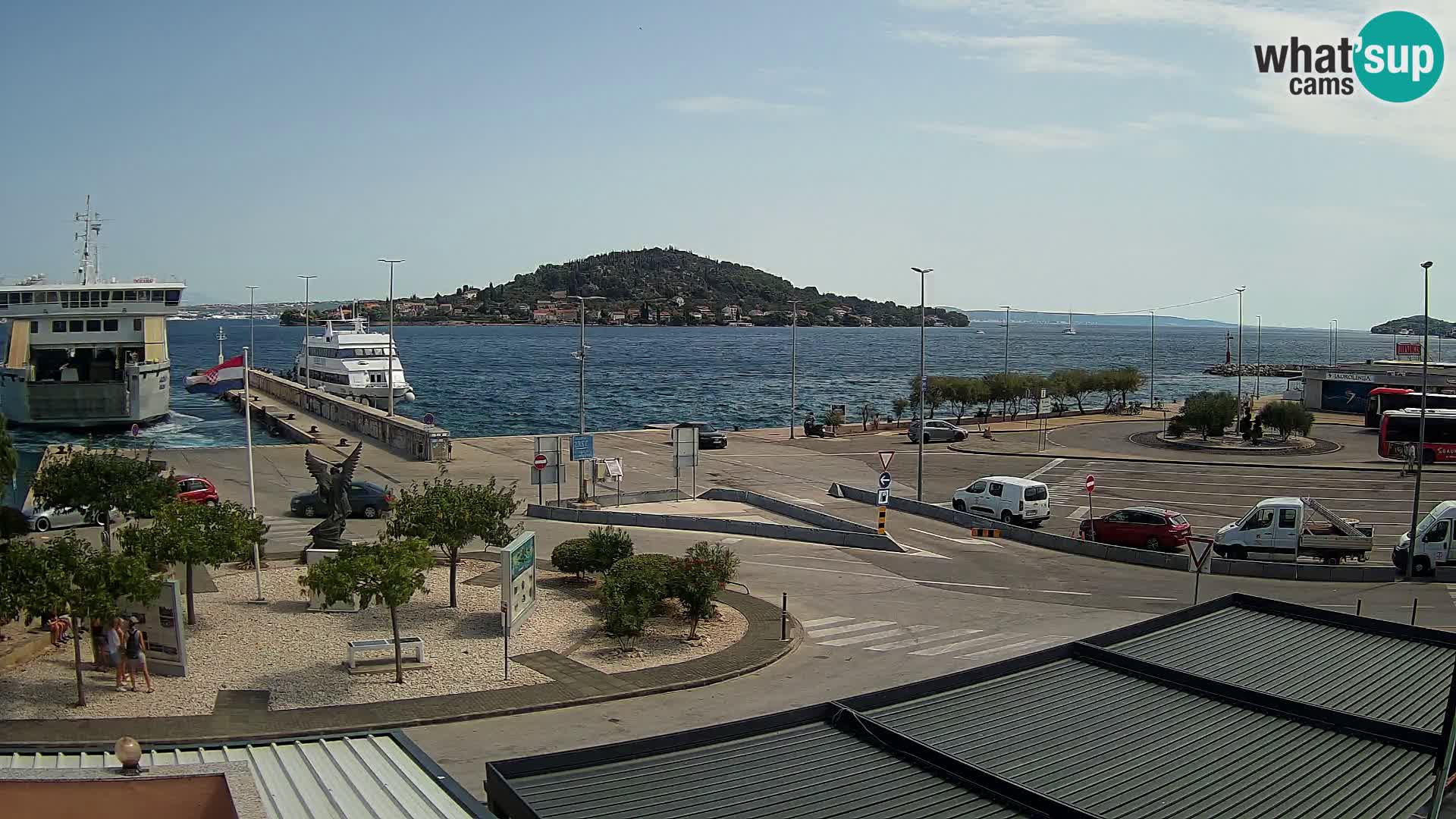 Web kamera Ugljan – Preko trajekt za Zadar
