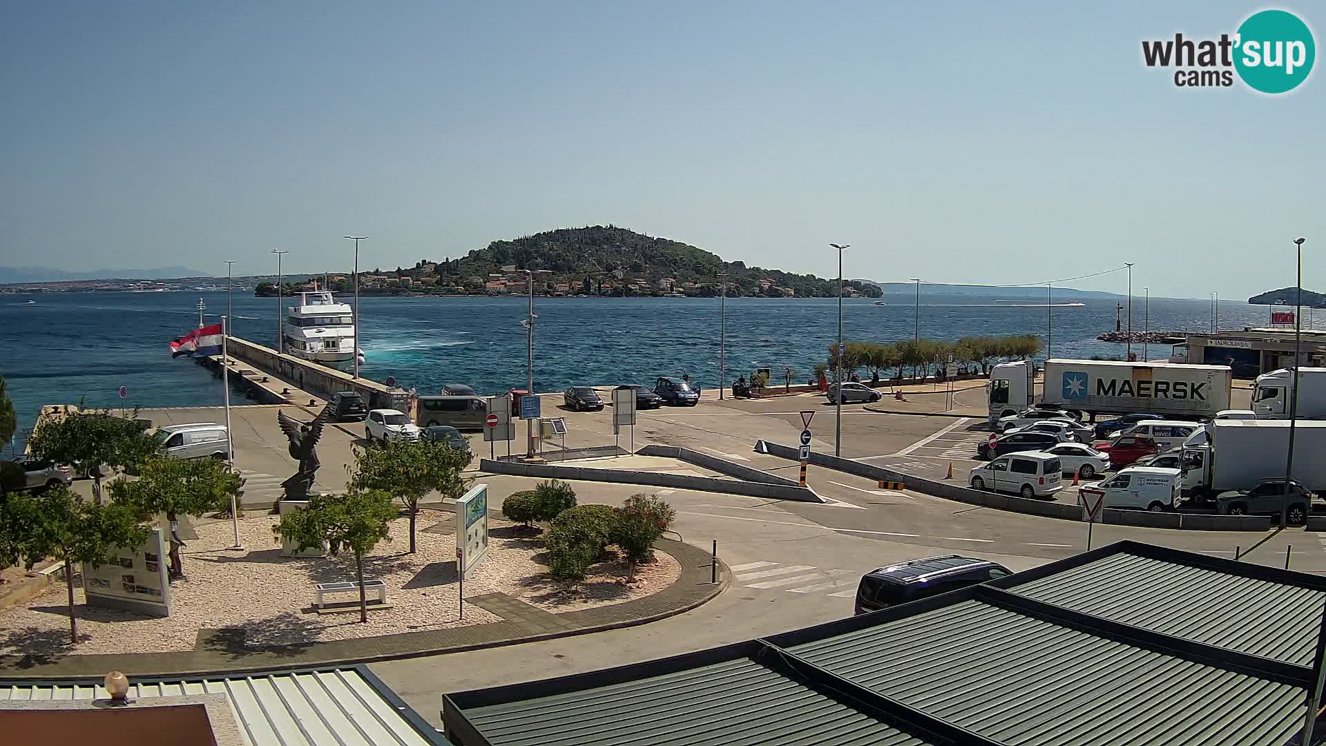Webcam Ugljan – Preko Ferry to Zadar