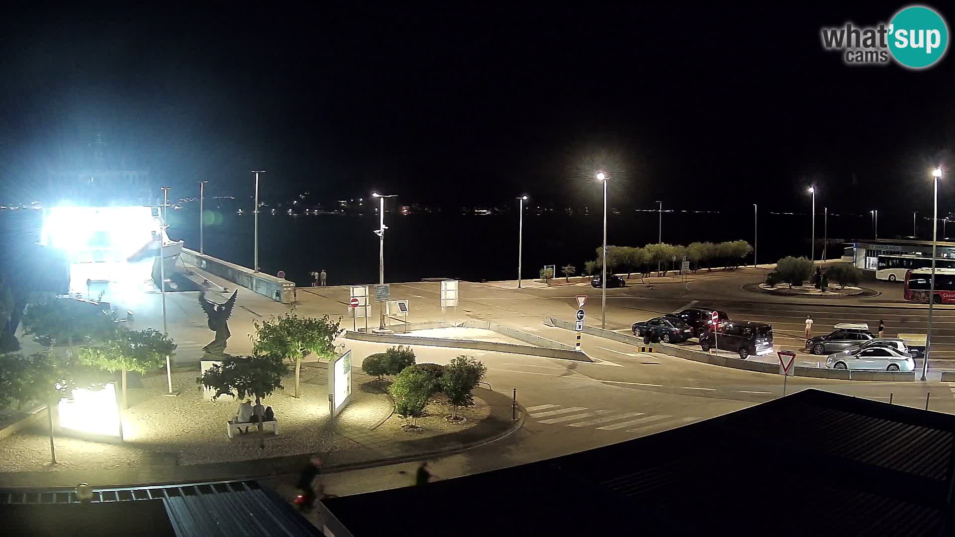 Webcam Ugliano – terminal traghetto da Preko a Zara