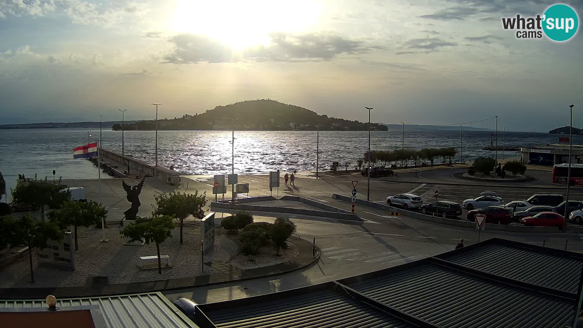 Webcam Ugliano – terminal traghetto da Preko a Zara