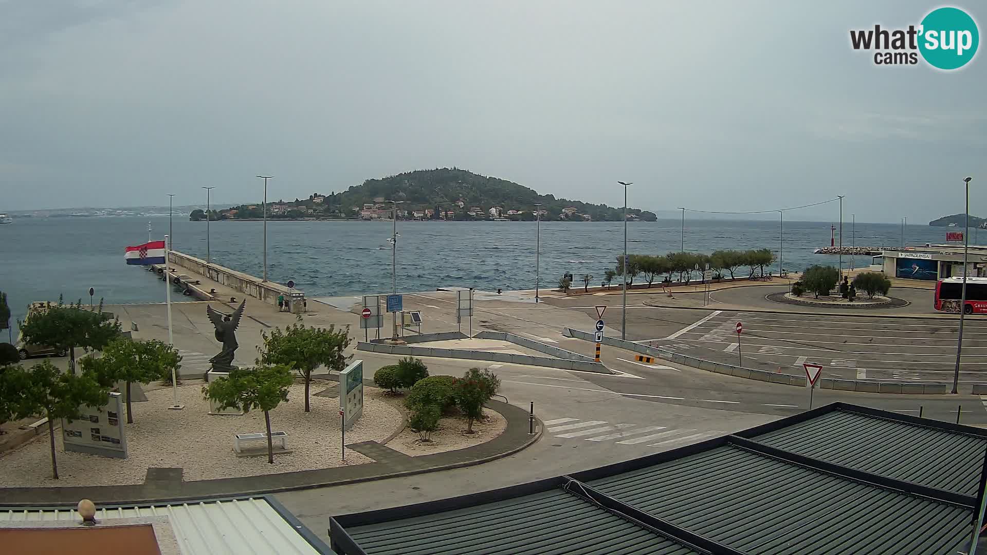 Webcam Ugliano – terminal traghetto da Preko a Zara
