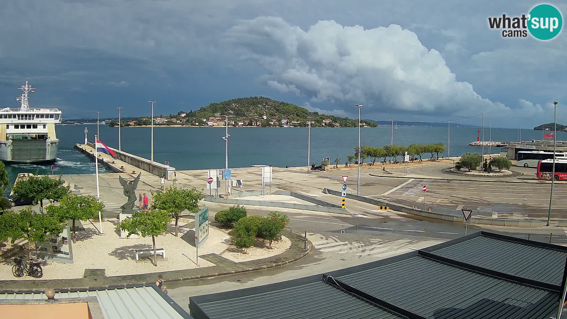 Webcam Ugljan – Preko Ferry to Zadar