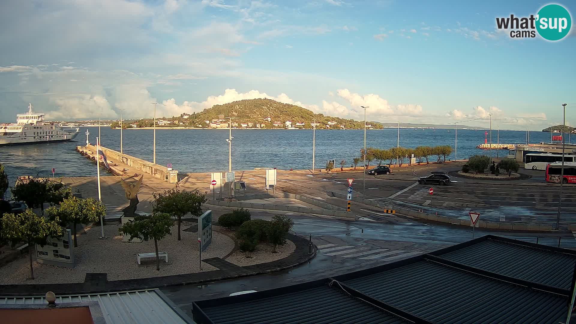 Webcam Ugliano – terminal traghetto da Preko a Zara