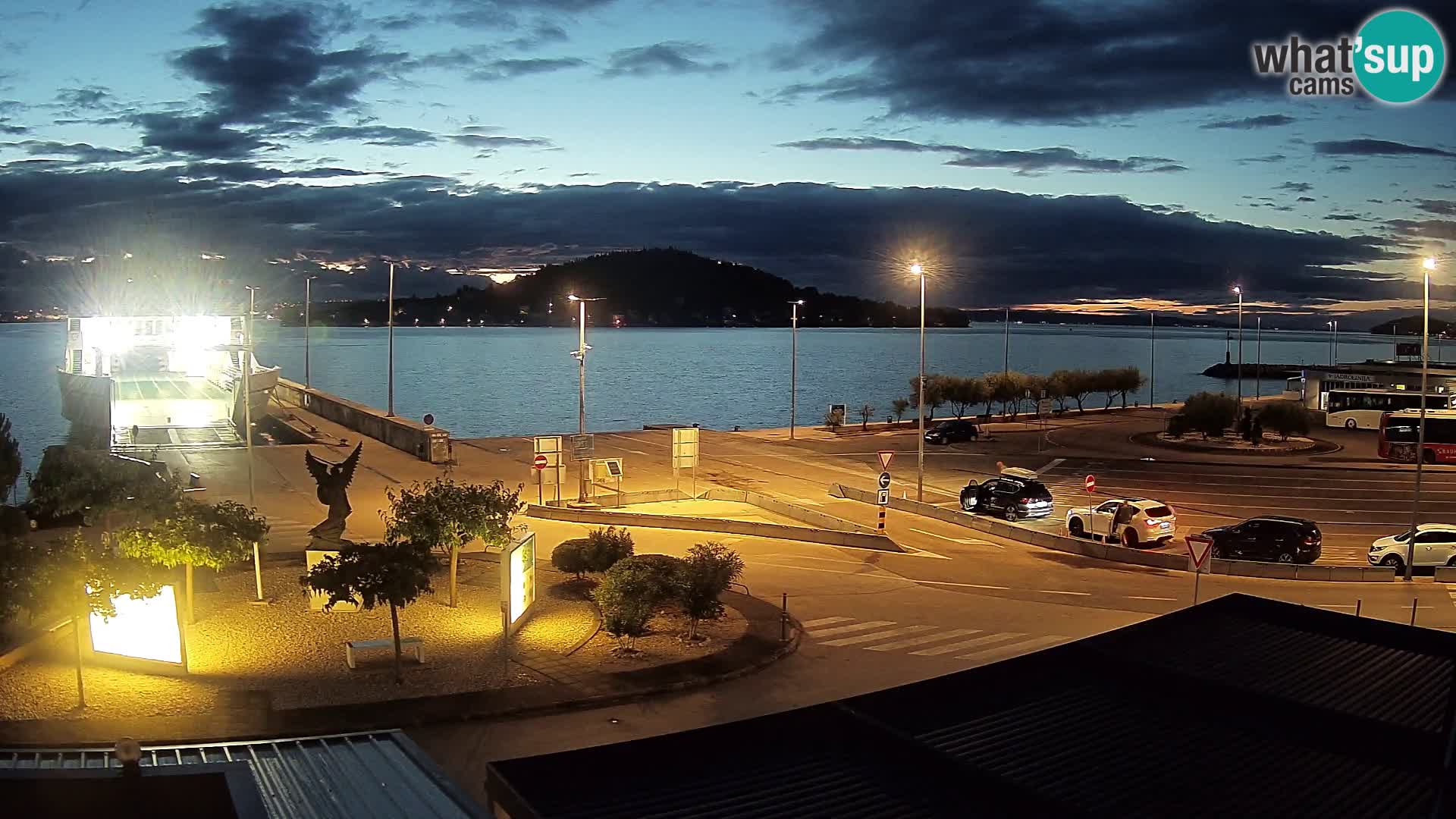 Webcam Ugliano – terminal traghetto da Preko a Zara