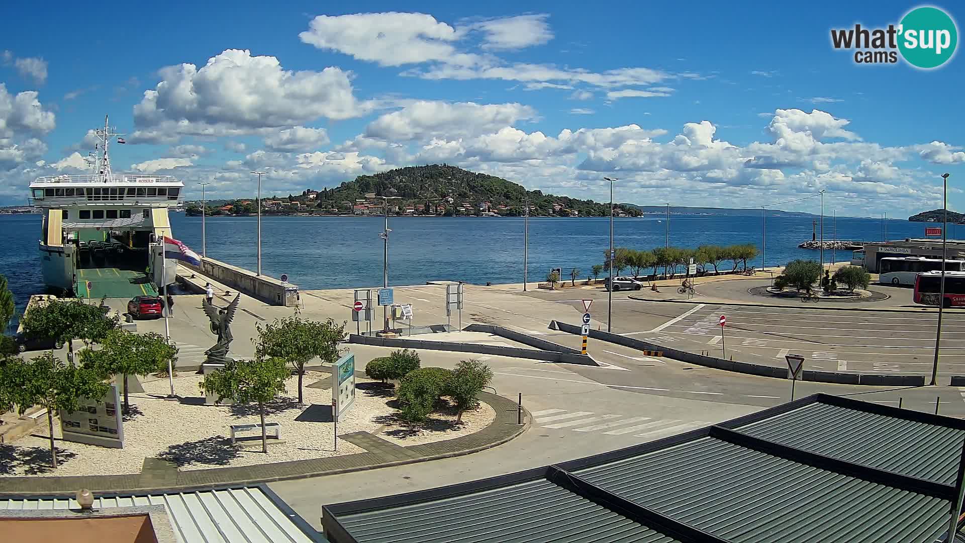 Webcam Ugljan – Preko Ferry to Zadar