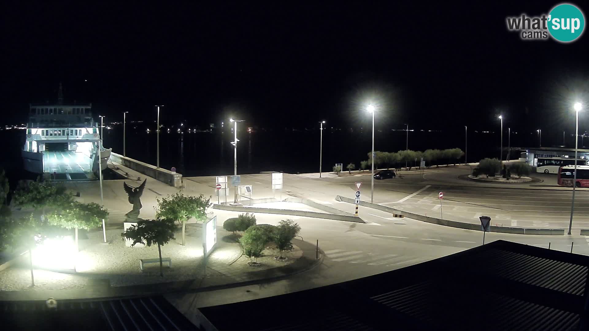 Webcam Ugliano – terminal traghetto da Preko a Zara