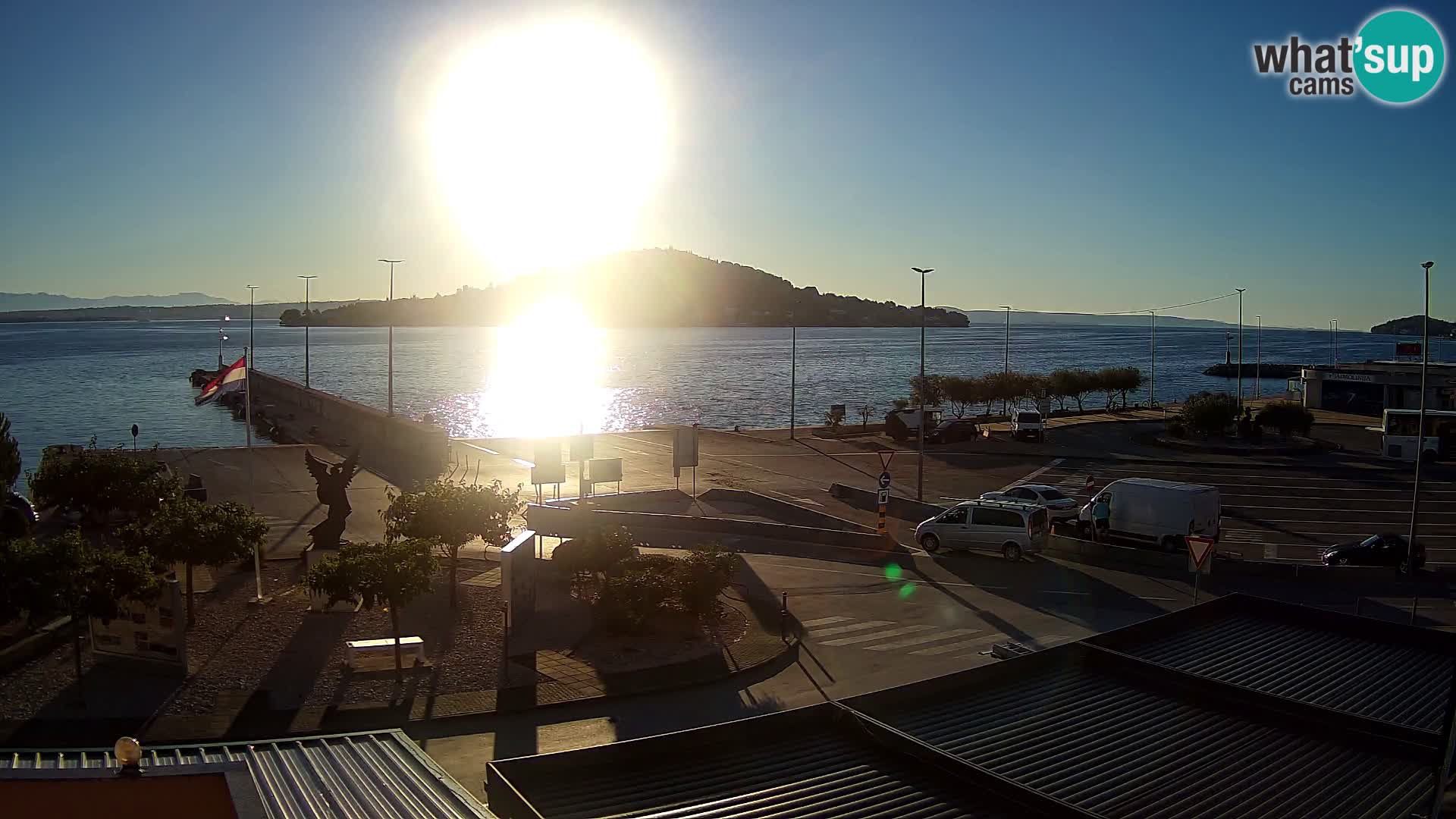 Webcam Ugliano – terminal traghetto da Preko a Zara