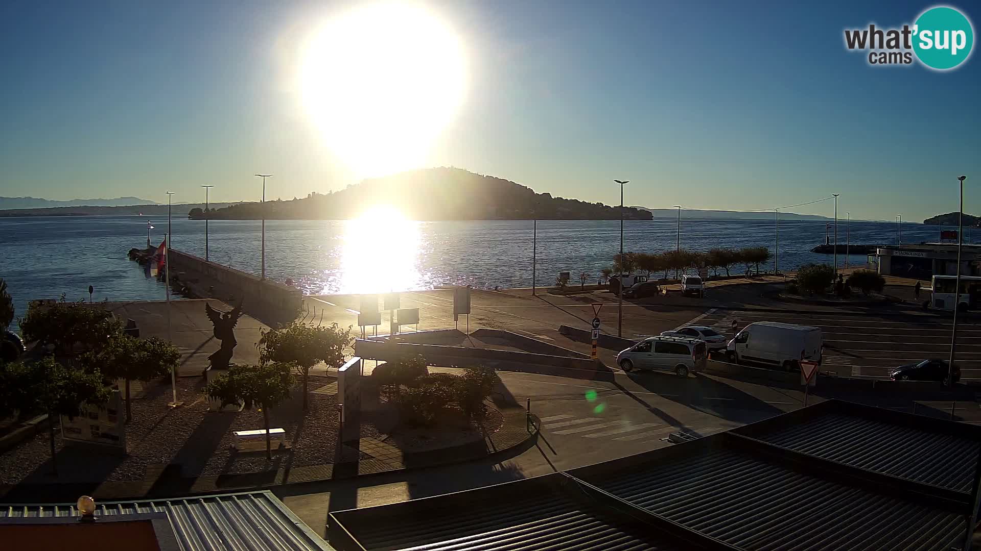 Webcam Ugliano – terminal traghetto da Preko a Zara