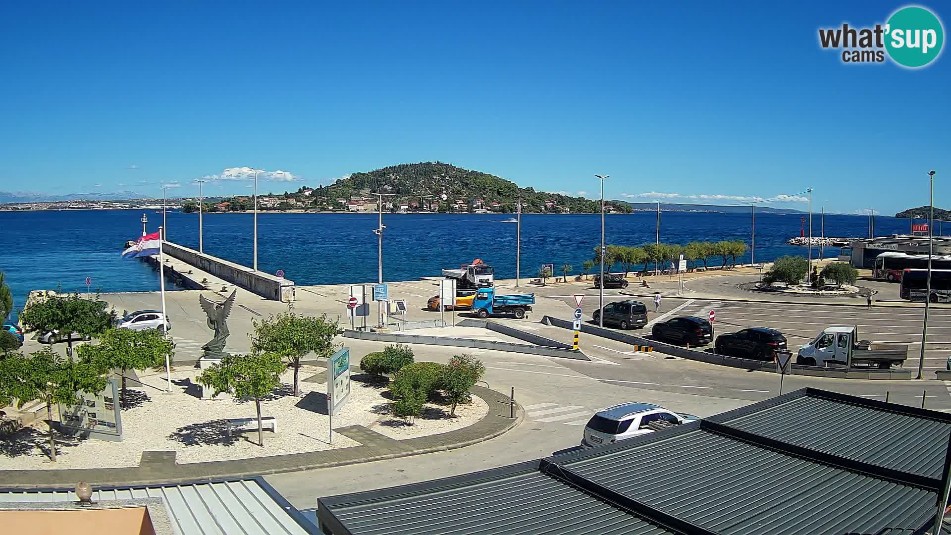 Webcam Ugljan – Preko Ferry to Zadar