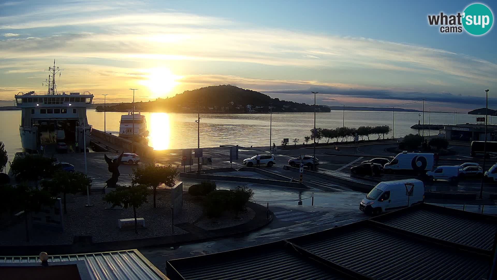Webcam Ugliano – terminal traghetto da Preko a Zara