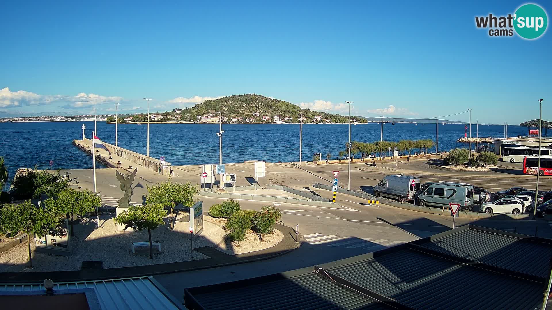 Webcam Ugljan – Preko Ferry to Zadar