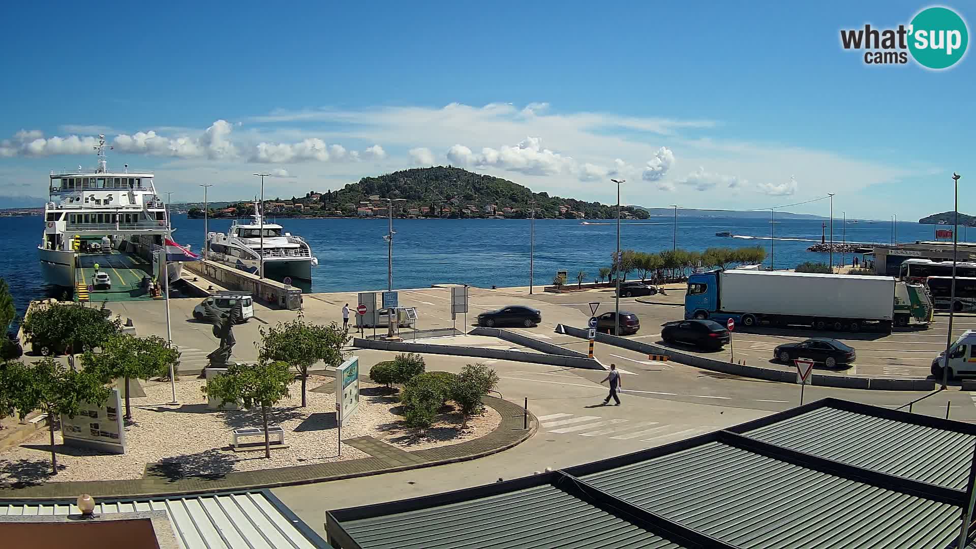 Webcam Ugljan – Preko Ferry to Zadar