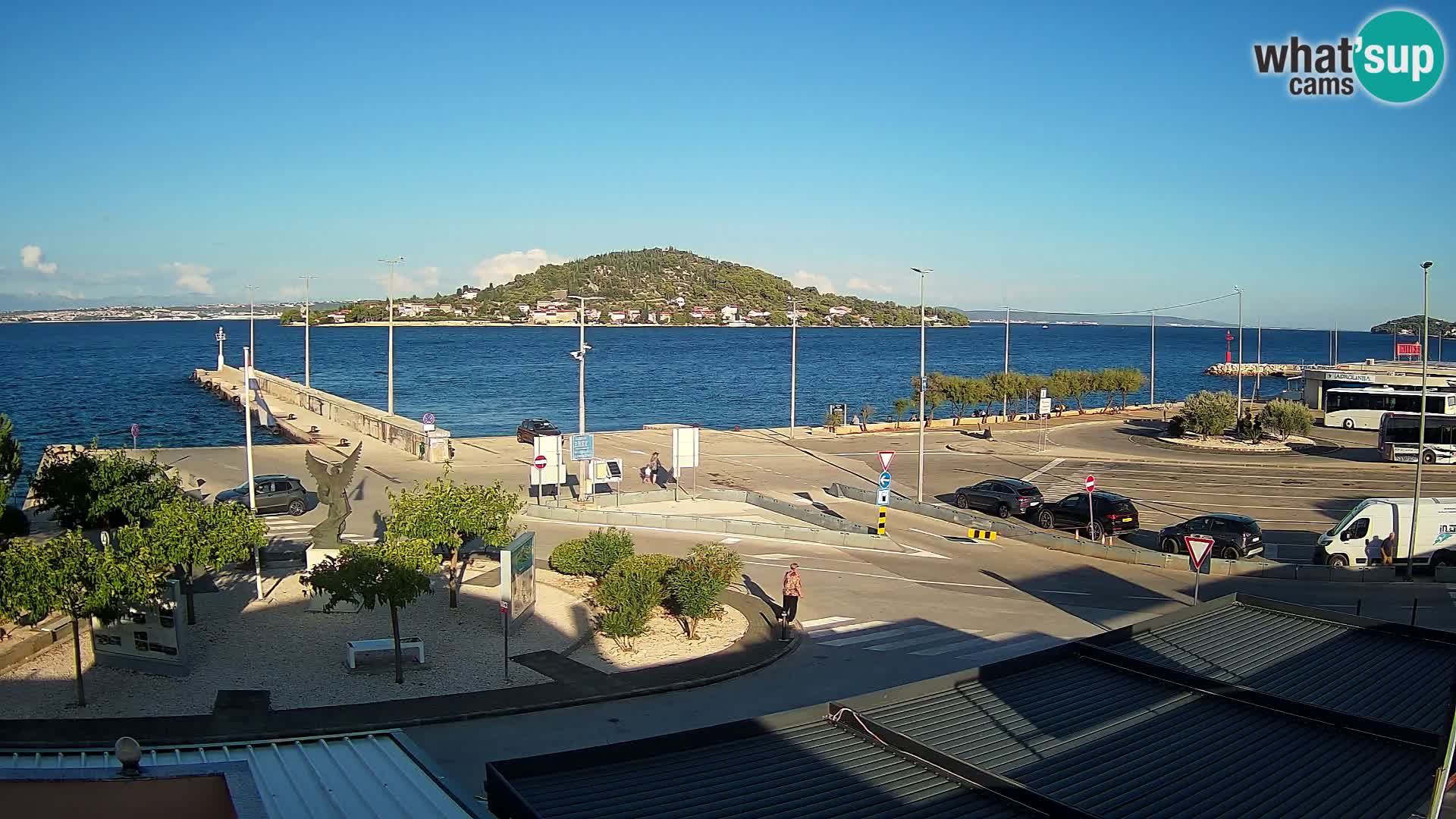 Webcam Ugljan – Preko Ferry to Zadar