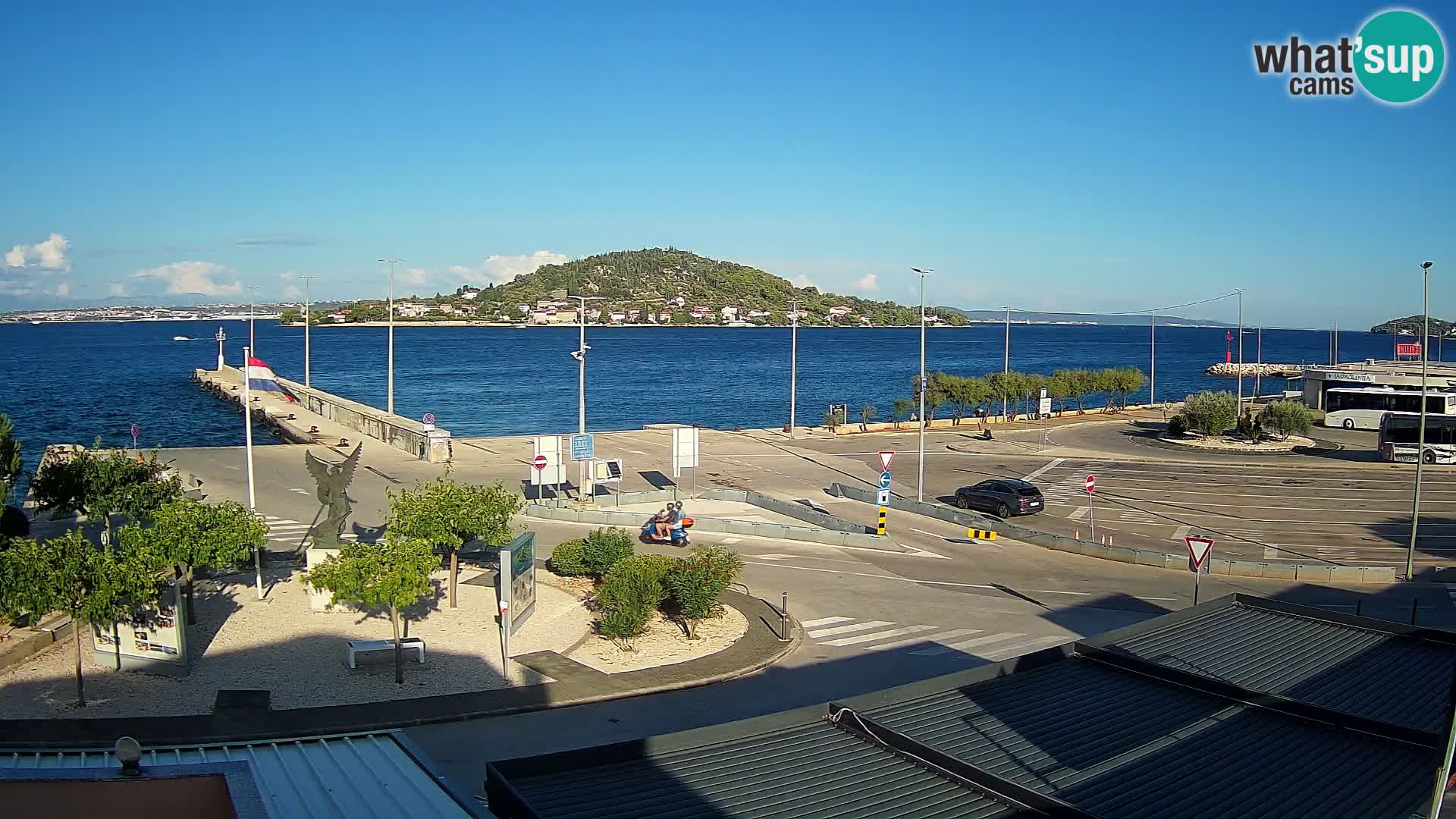 Webcam Ugliano – terminal traghetto da Preko a Zara
