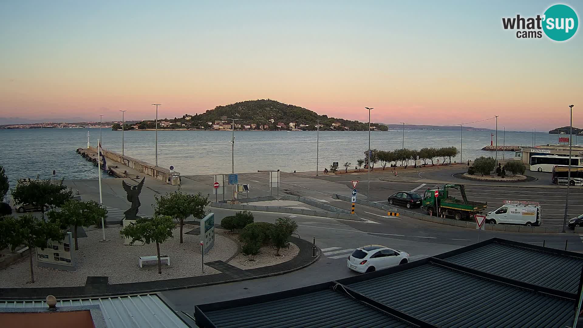 Webcam Ugliano – terminal traghetto da Preko a Zara