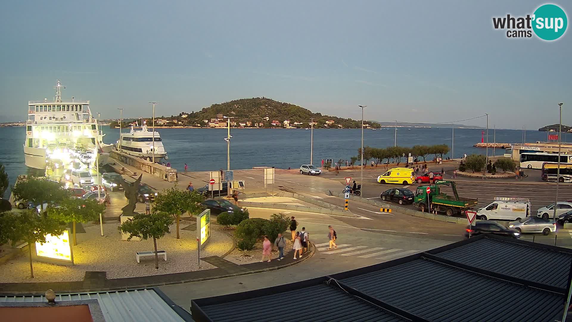 Web cam UGLJAN – Ferry de Preko à Zadar