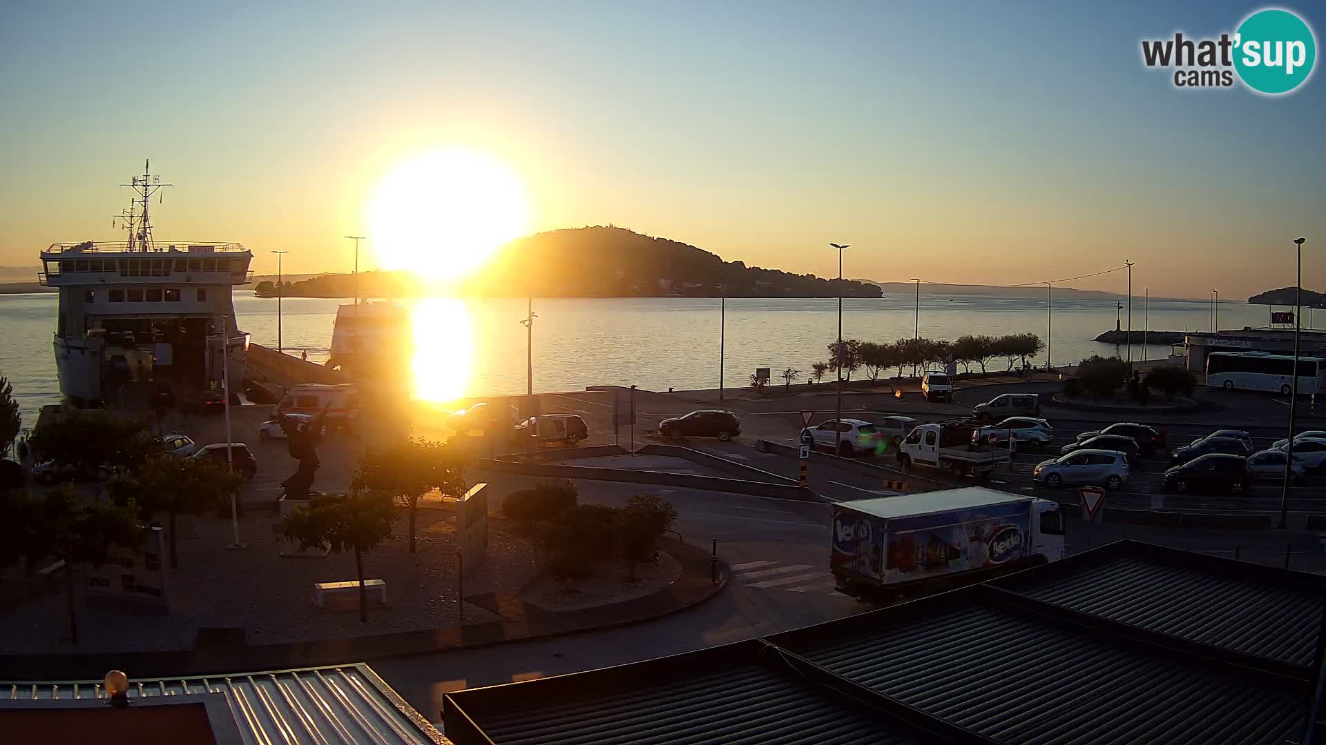 Spletna kamera Ugljan – trajekt Preko – Zadar