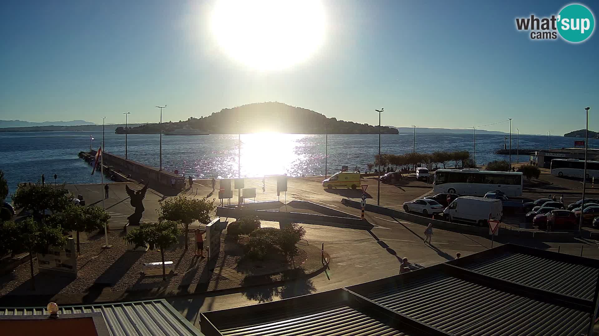 Webcam Ugliano – terminal traghetto da Preko a Zara