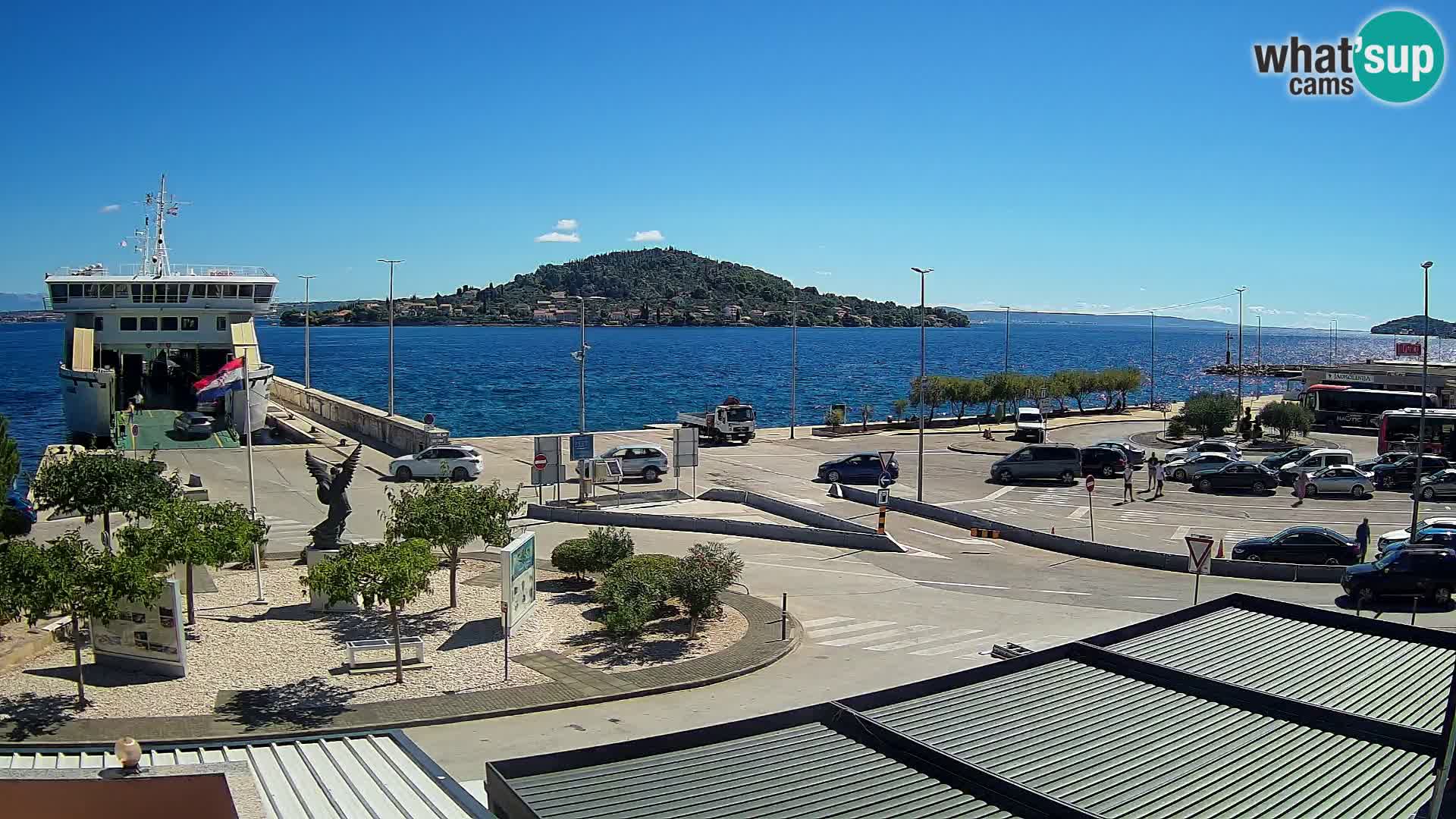 Webcam Ugljan – Preko Ferry to Zadar