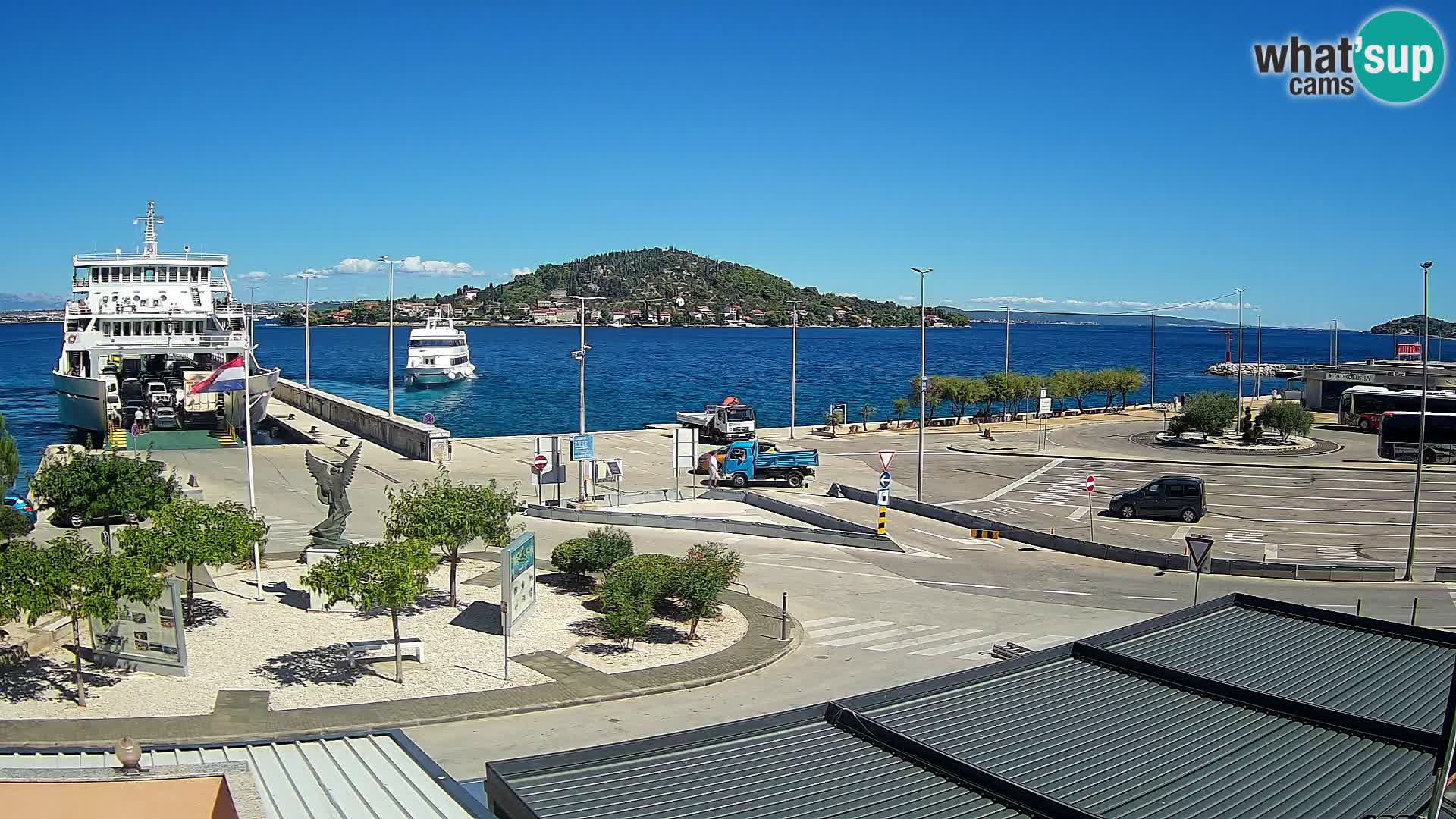 Webcam Ugljan – Preko Ferry to Zadar