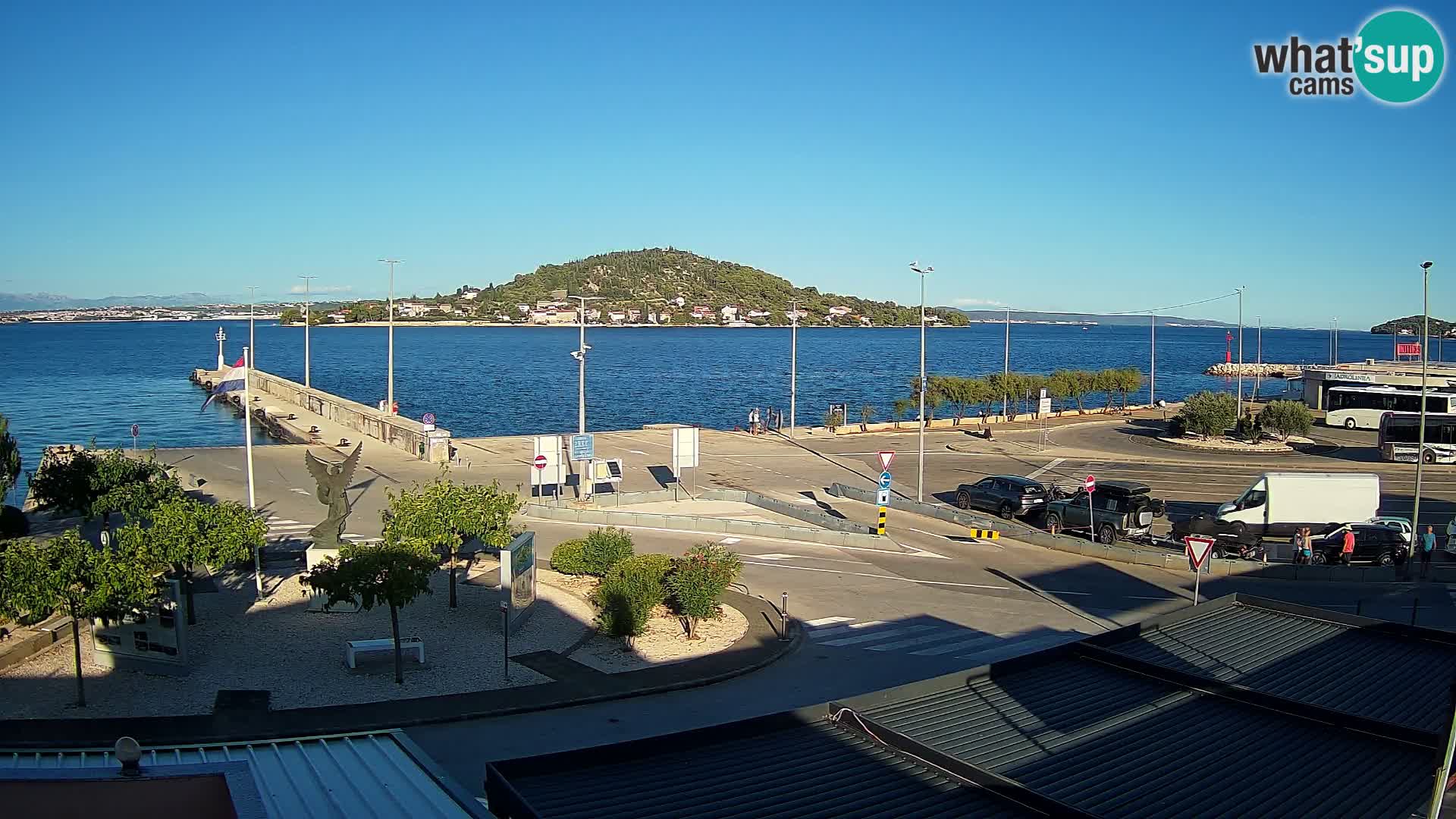 Webcam Ugljan – Preko Ferry to Zadar