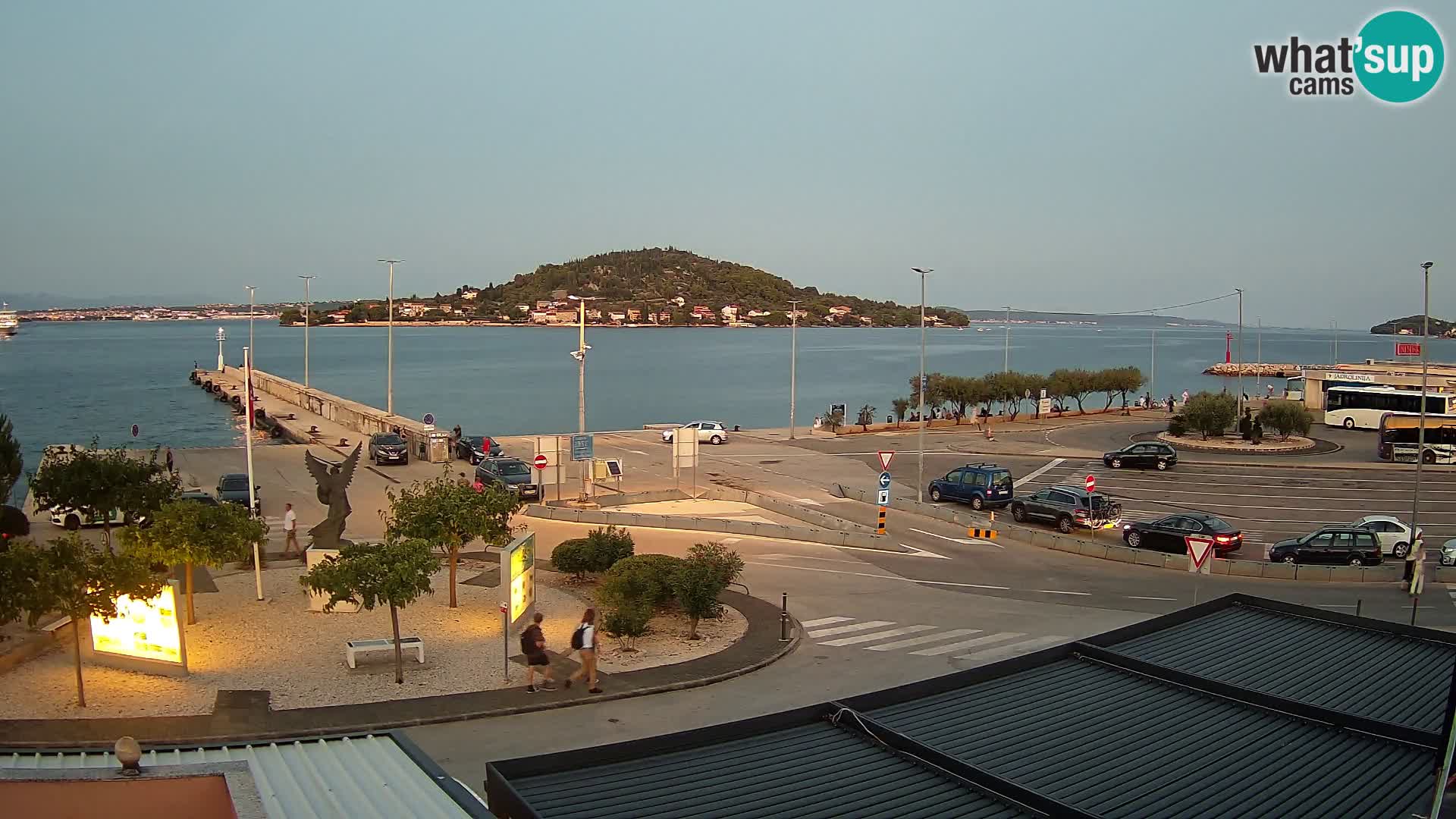Spletna kamera Ugljan – trajekt Preko – Zadar