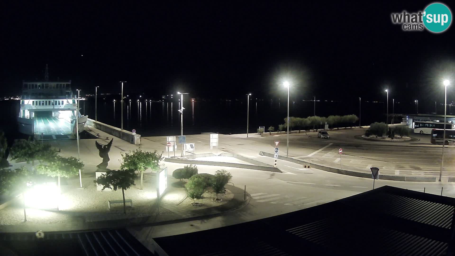 Webcam Ugliano – terminal traghetto da Preko a Zara