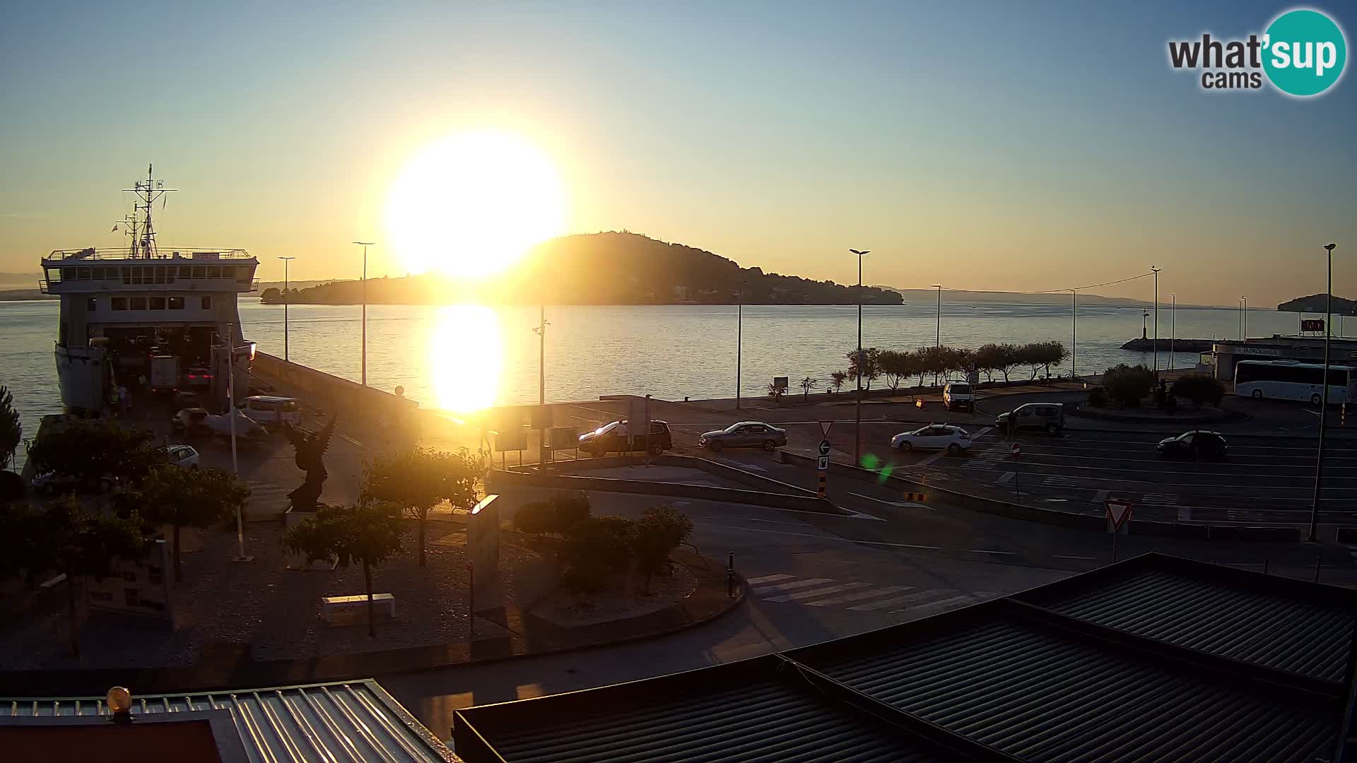 Web kamera Ugljan – Preko trajekt za Zadar