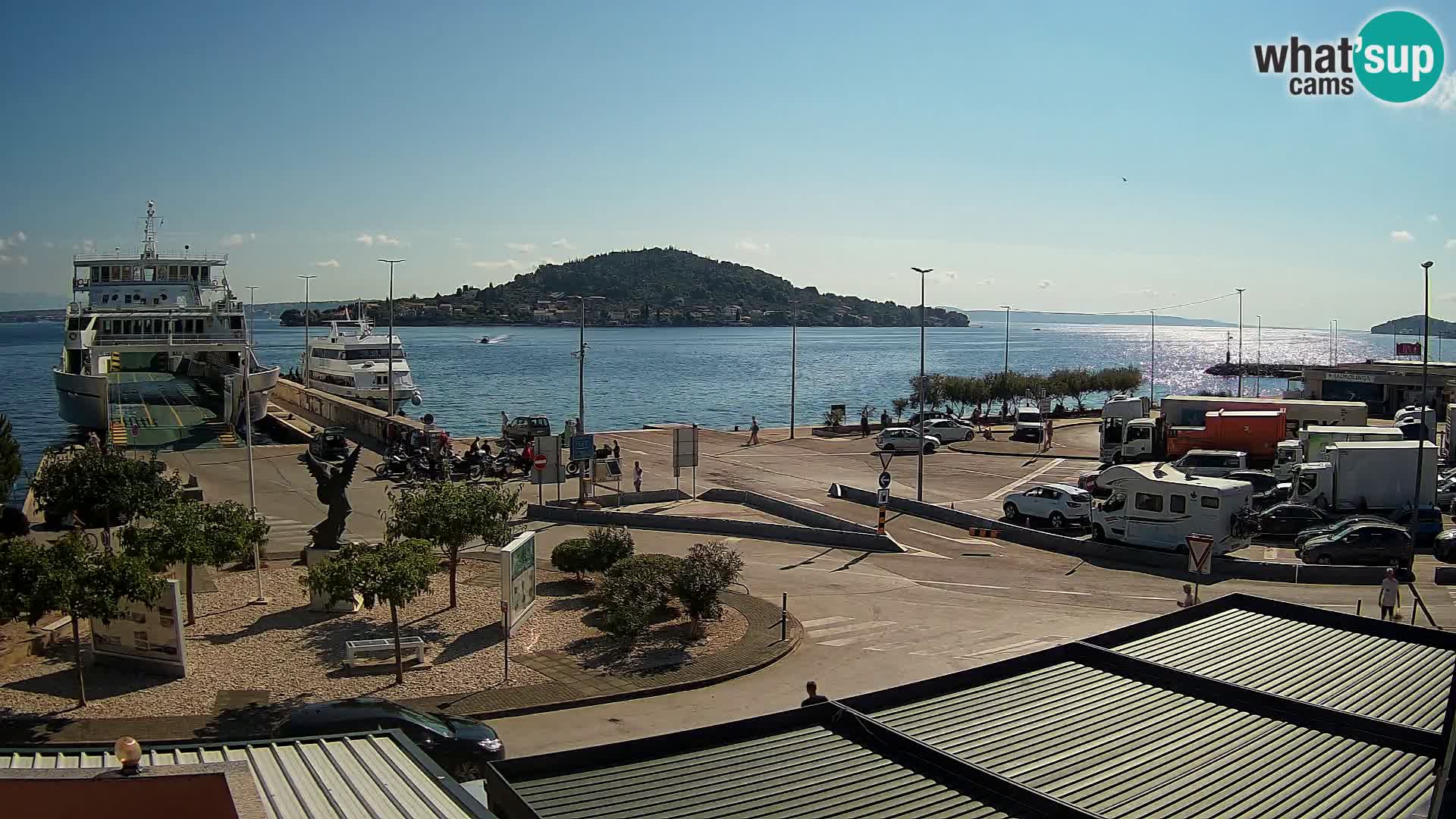 Webcam Ugljan – Preko Ferry to Zadar