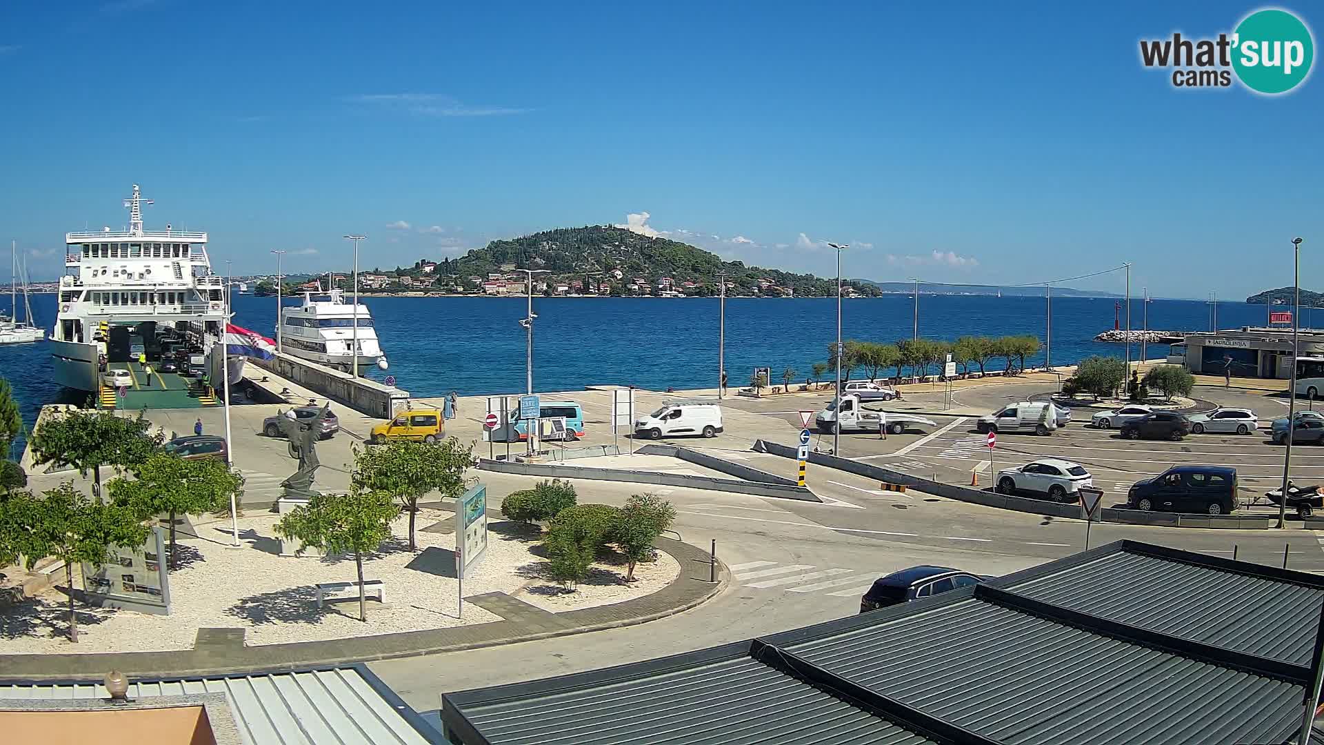 Webcam Ugljan – Preko Ferry to Zadar