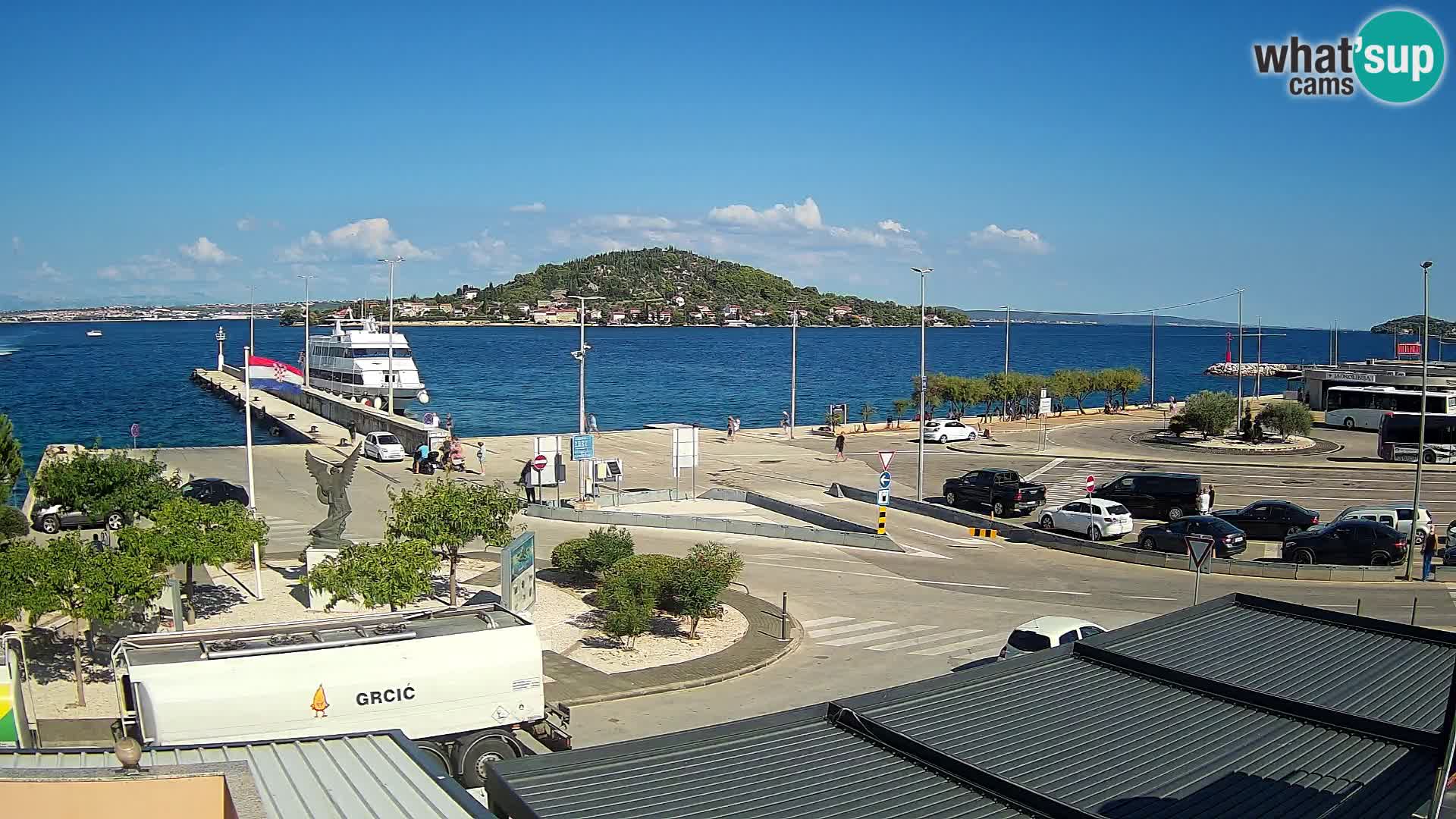 Webcam Ugljan – Preko Ferry to Zadar