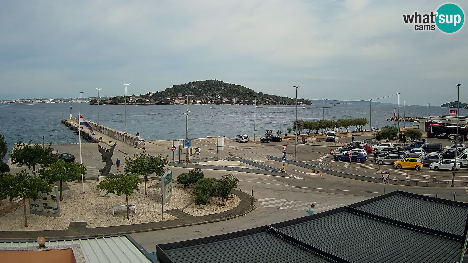 Webcam Ugljan – Preko Ferry to Zadar