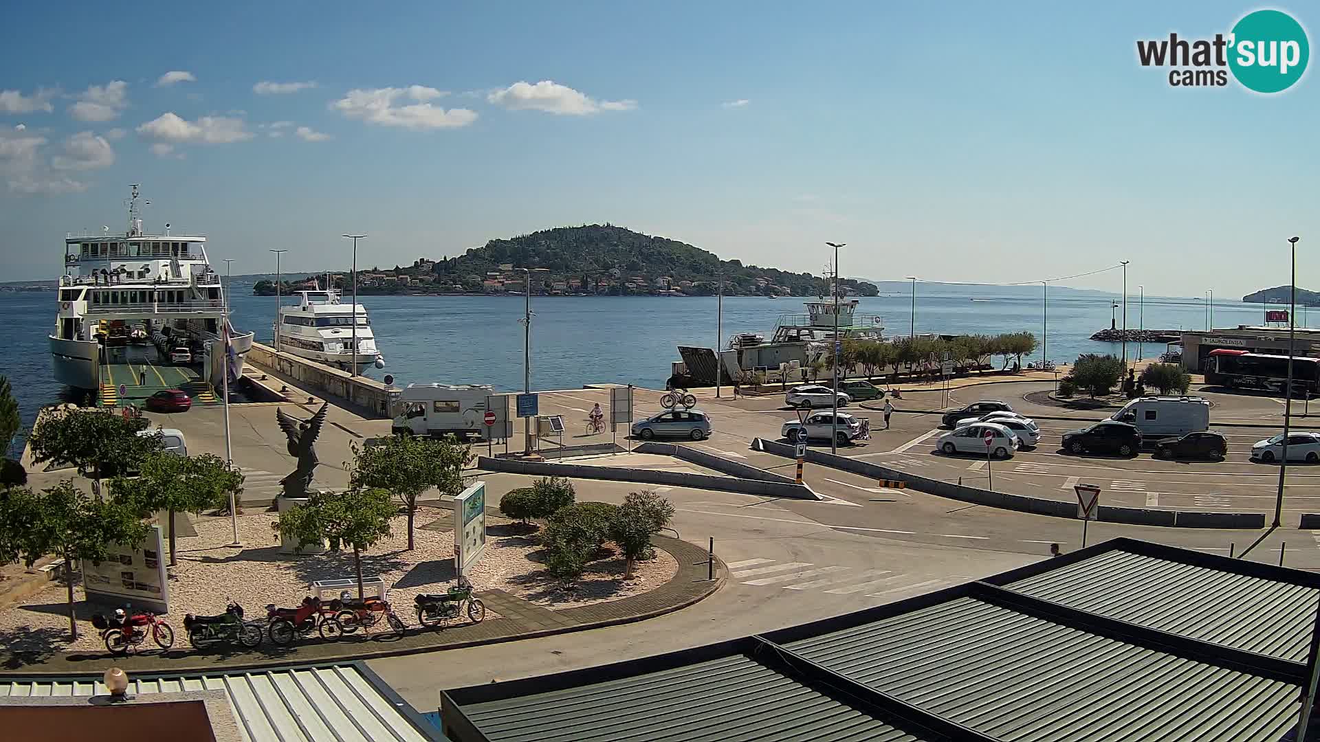 Webcam Ugljan – Preko Ferry to Zadar