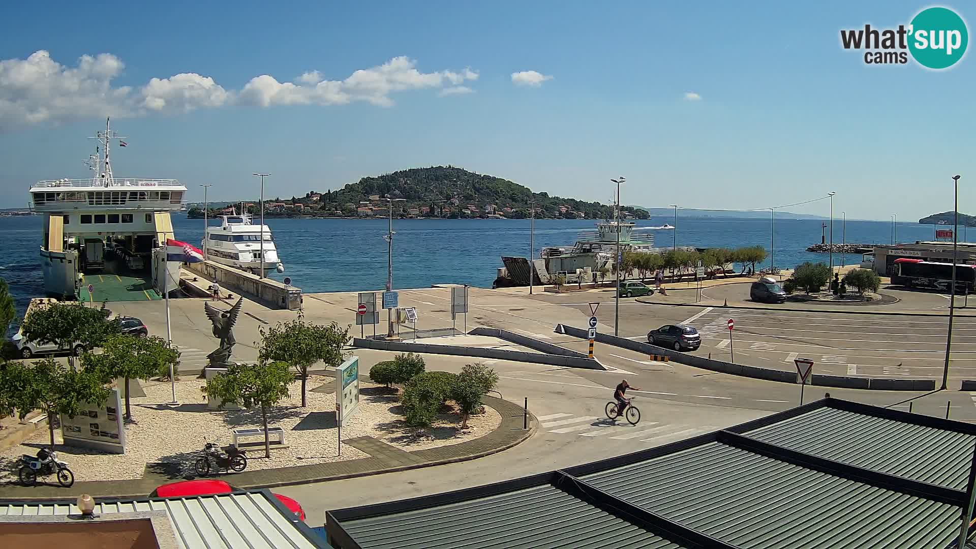 Webcam Ugljan – Preko Ferry to Zadar