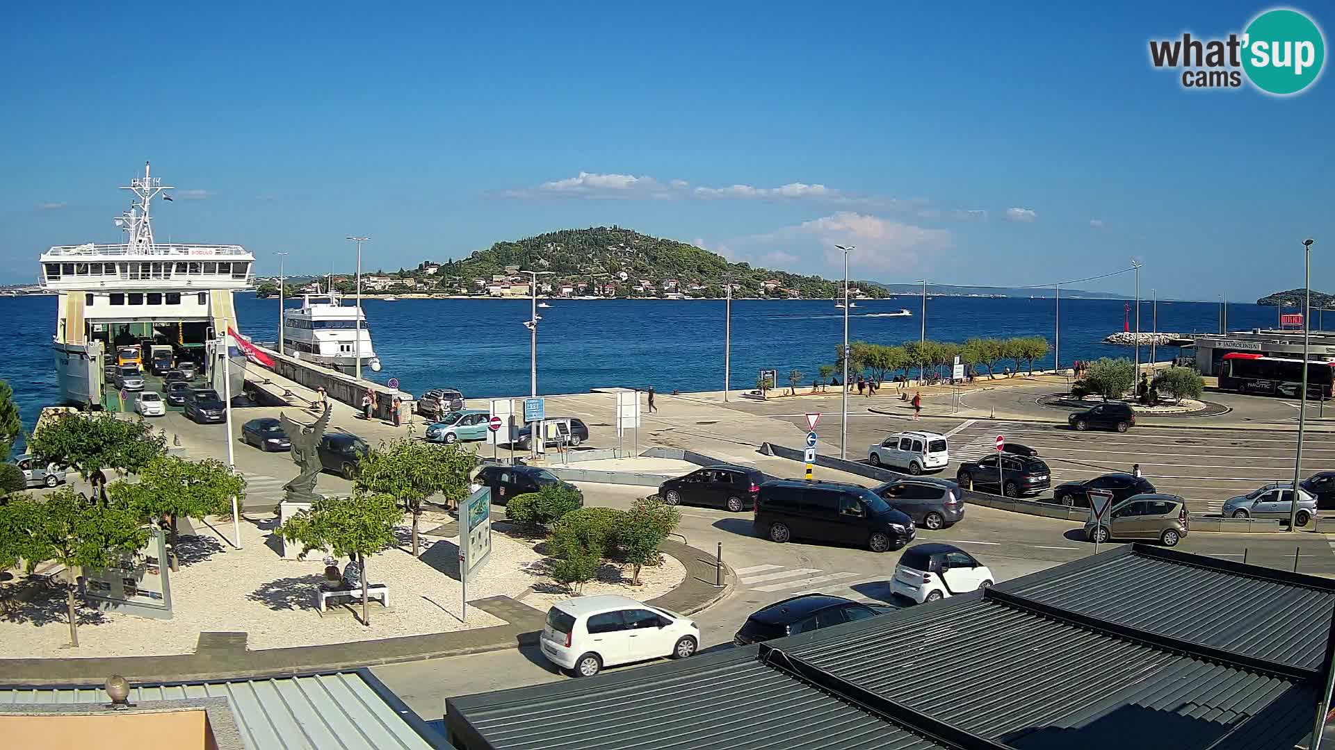 Webcam Ugljan – Preko Ferry to Zadar
