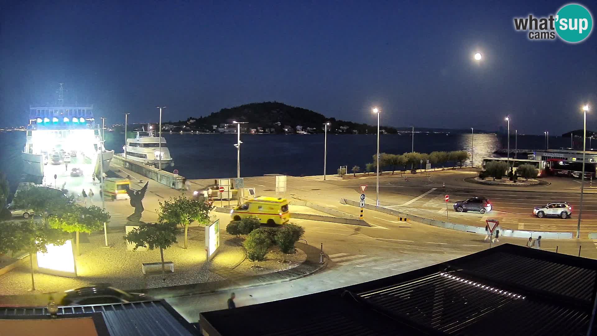 Webcam Ugljan – Preko Ferry to Zadar