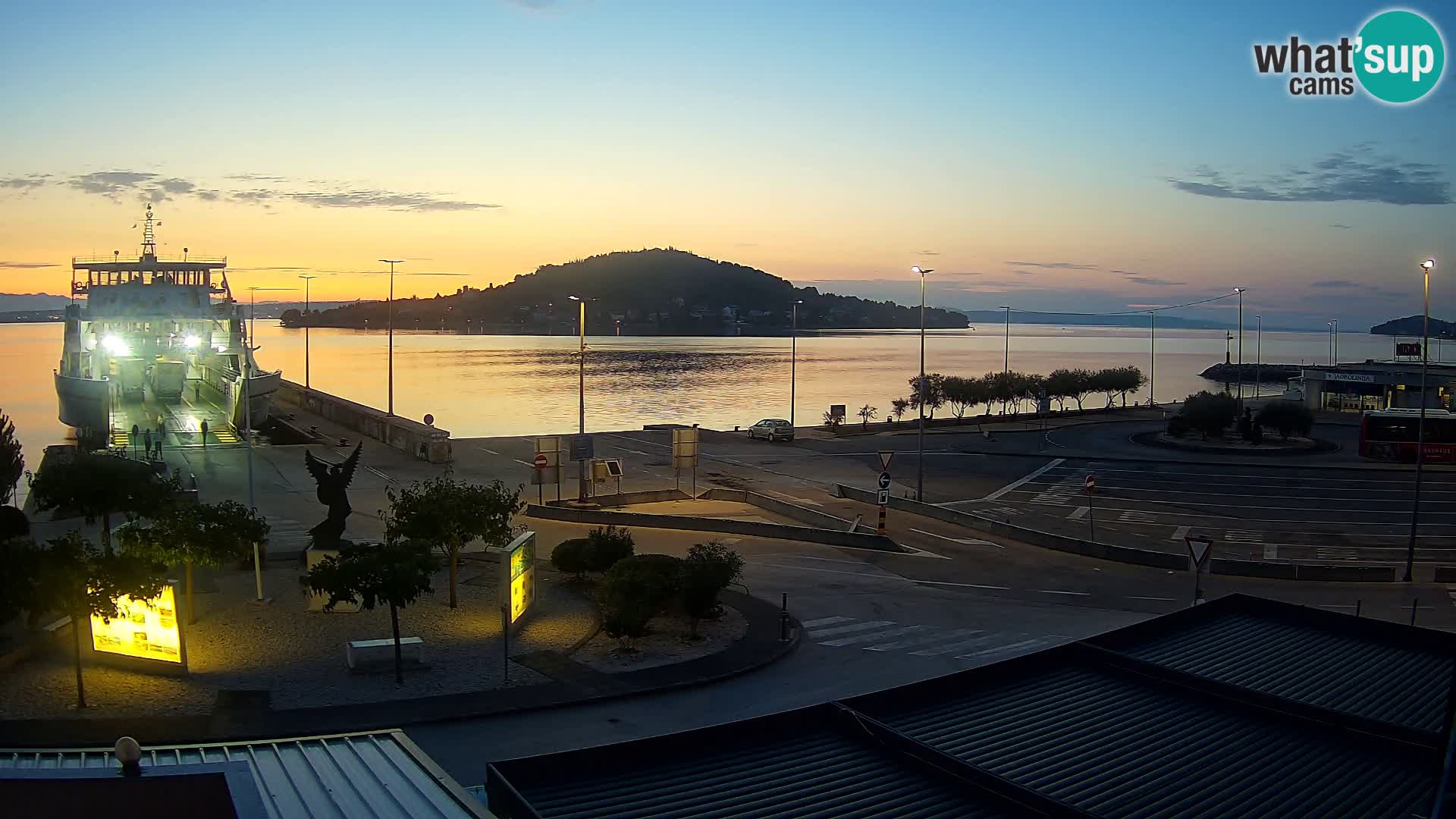 Webcam Ugljan – Preko Ferry to Zadar