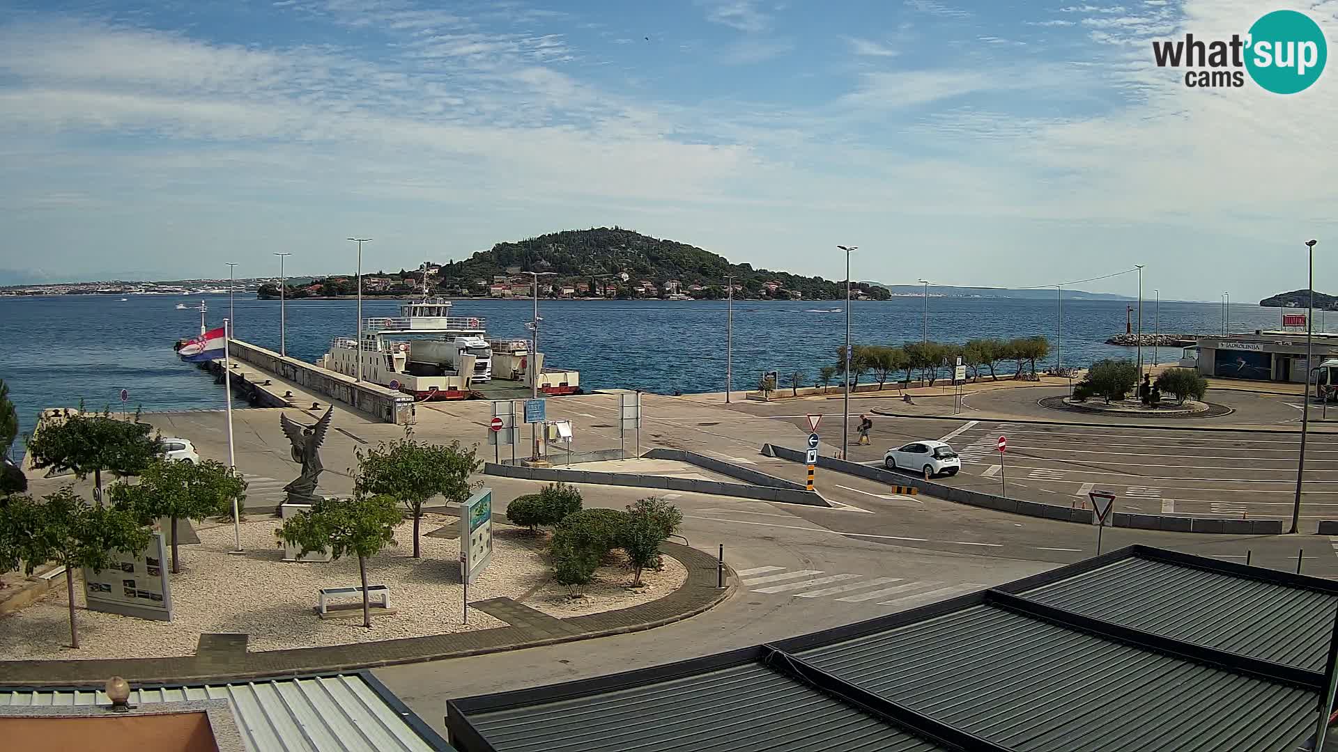 Webcam Ugljan – Preko Ferry to Zadar