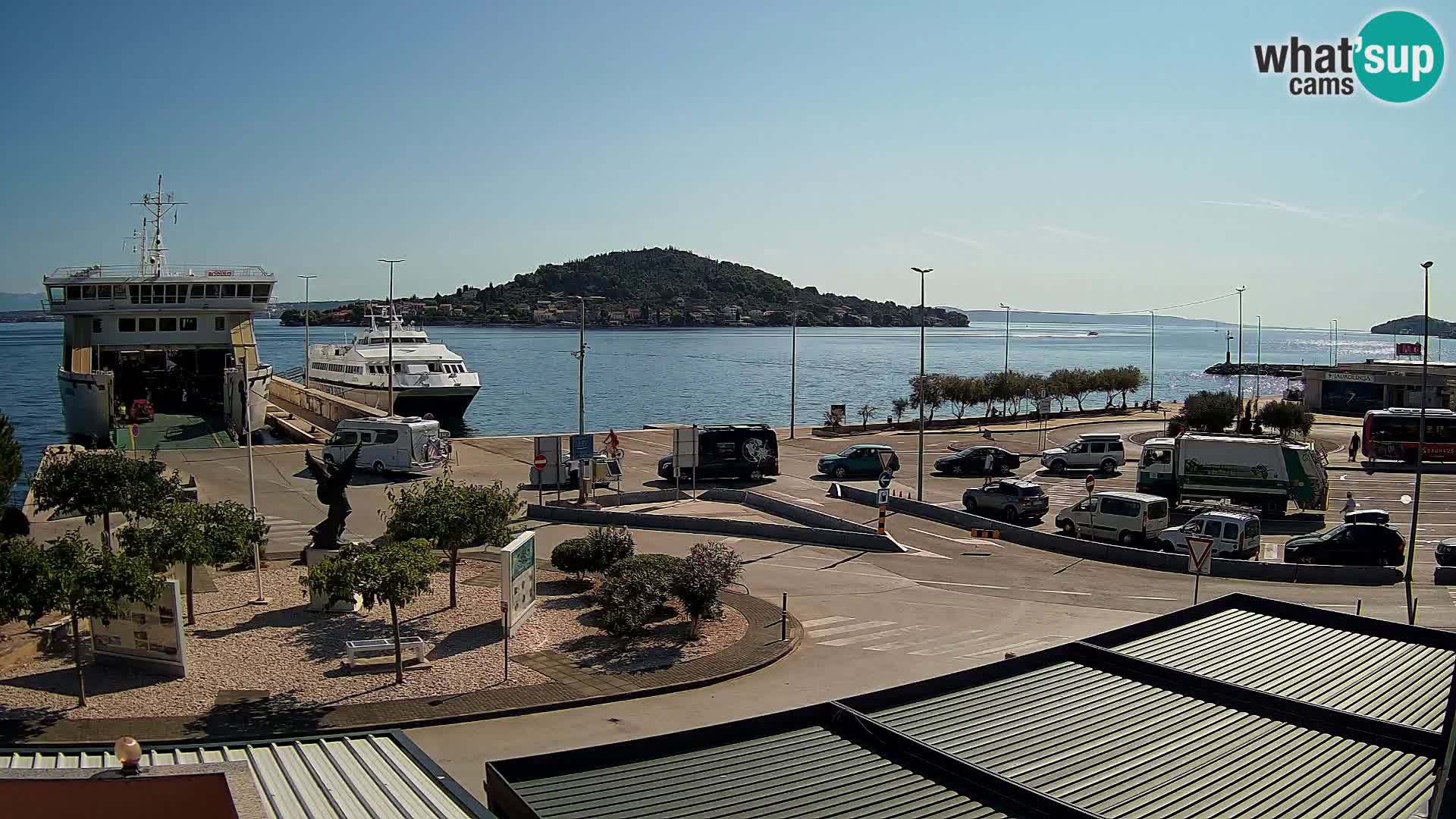 Webcam Ugljan – Preko Ferry to Zadar