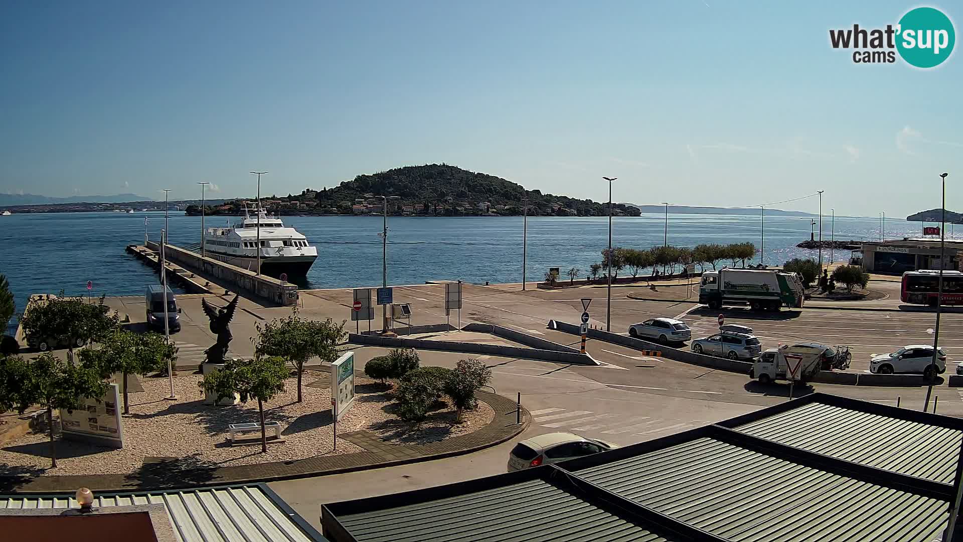 Spletna kamera Ugljan – trajekt Preko – Zadar