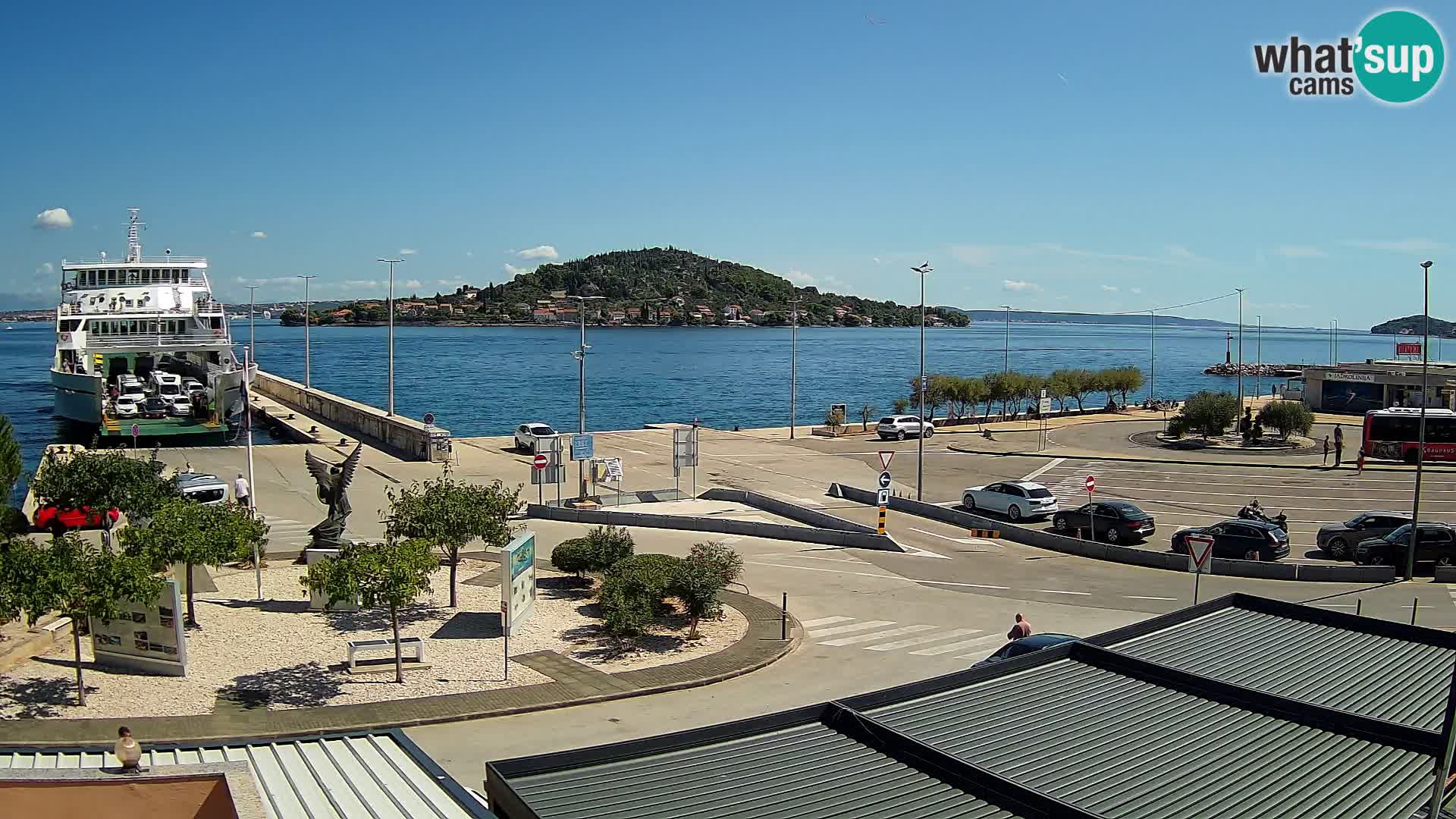 Webcam Ugljan – Preko Ferry to Zadar