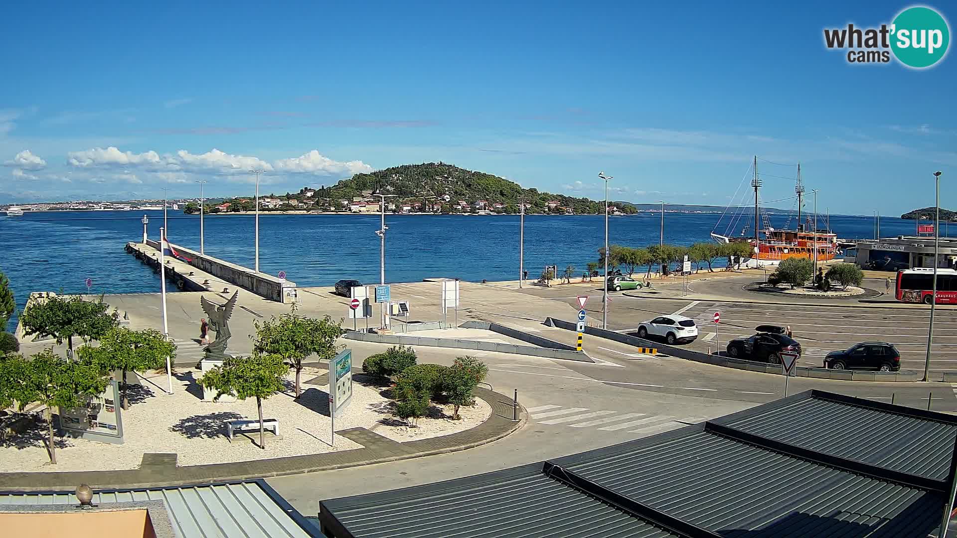 Webcam Ugliano – terminal traghetto da Preko a Zara