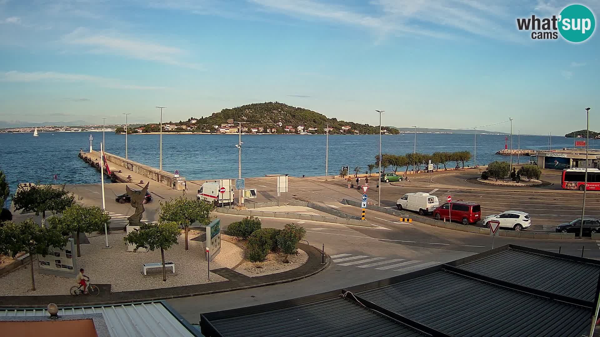 Webcam Ugljan – Preko Ferry to Zadar