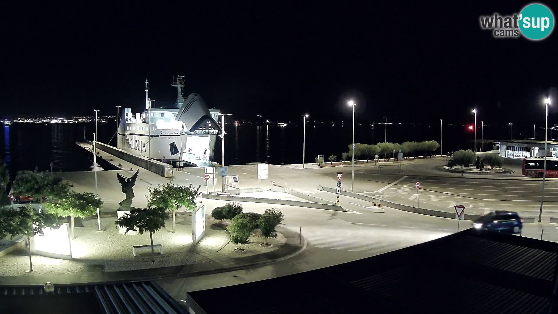 Webcam Ugliano – terminal traghetto da Preko a Zara