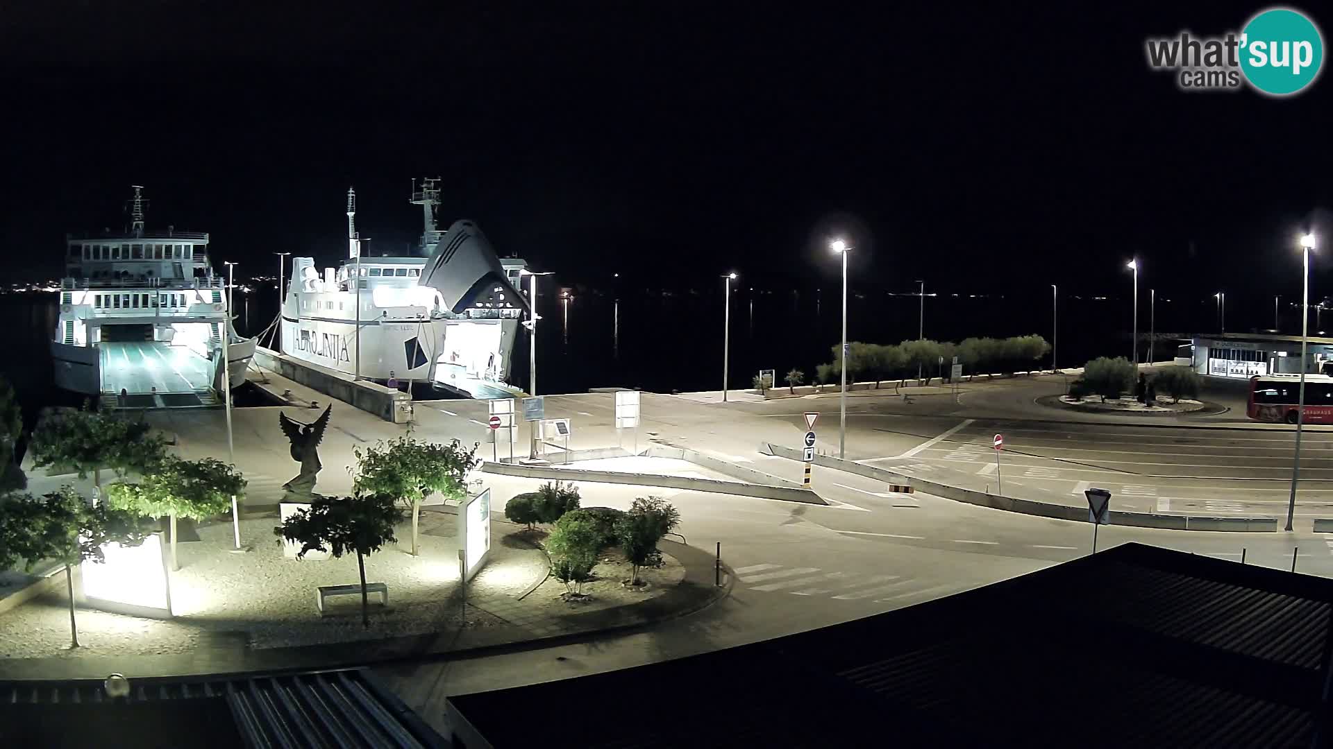 Webcam Ugljan – Preko Ferry to Zadar